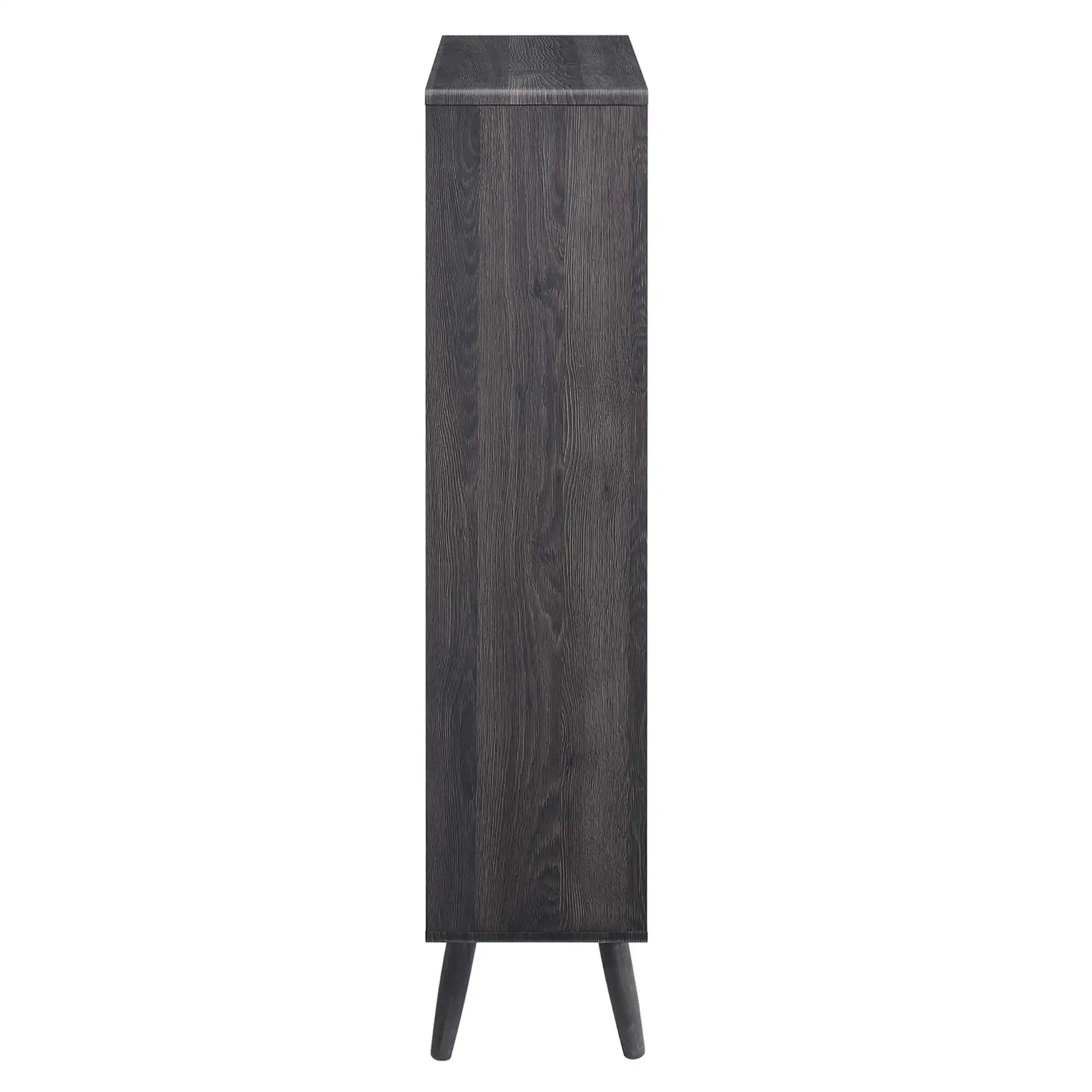 Transmit 5 Shelf Wood Grain Bookcase by Modway - Best Buy Furniture