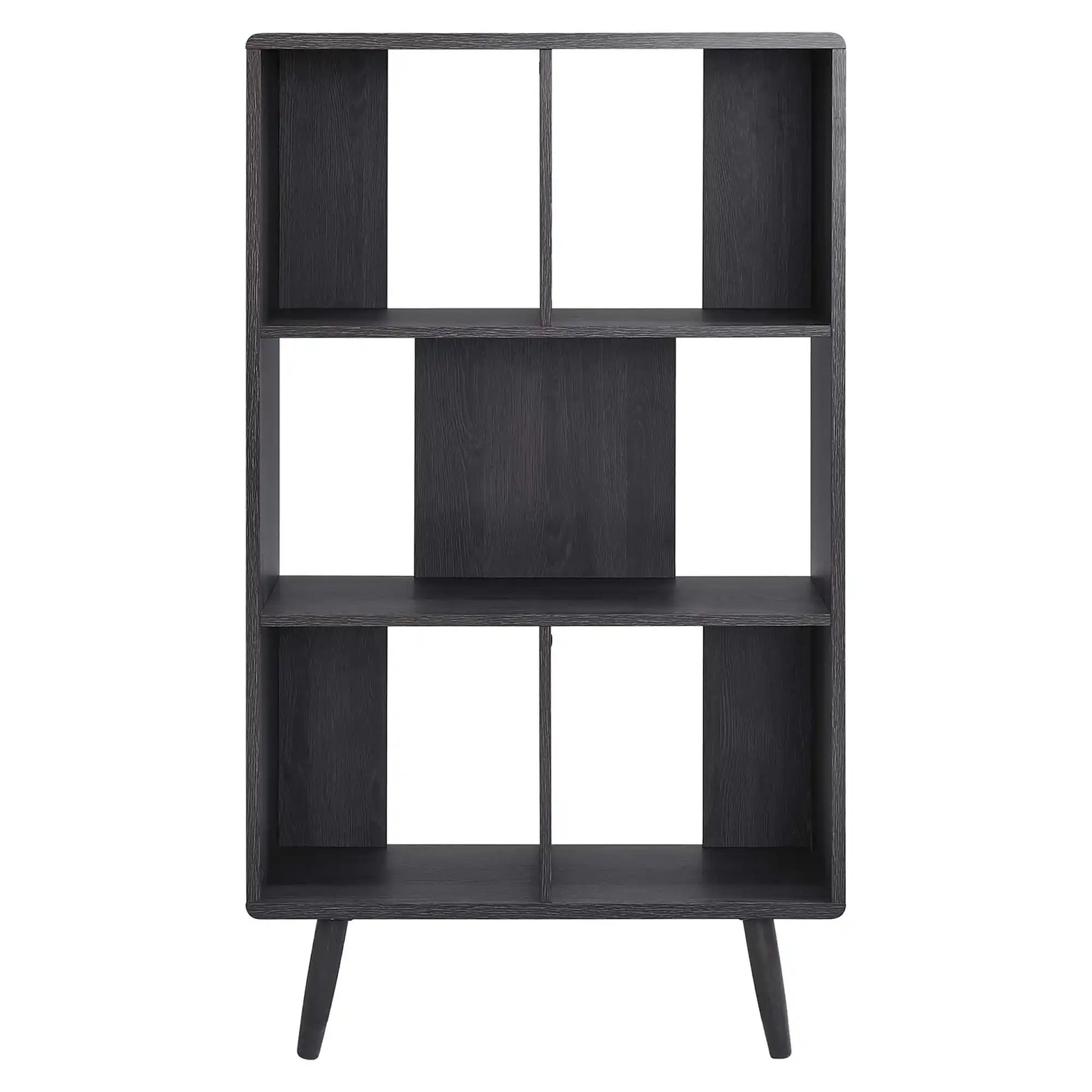 Transmit 5 Shelf Wood Grain Bookcase by Modway - Best Buy Furniture