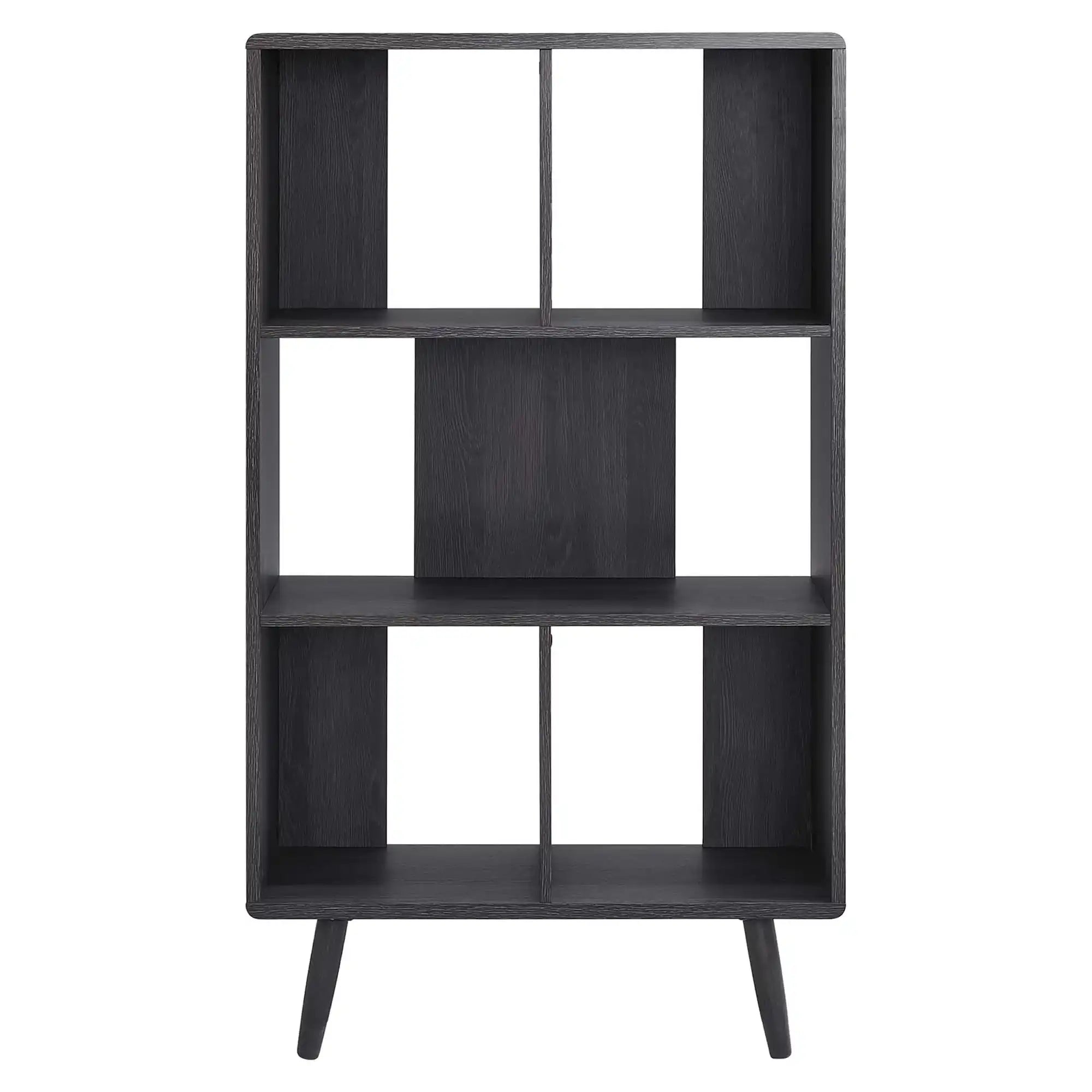 Transmit 5 Shelf Wood Grain Bookcase by Modway - Best Buy Furniture