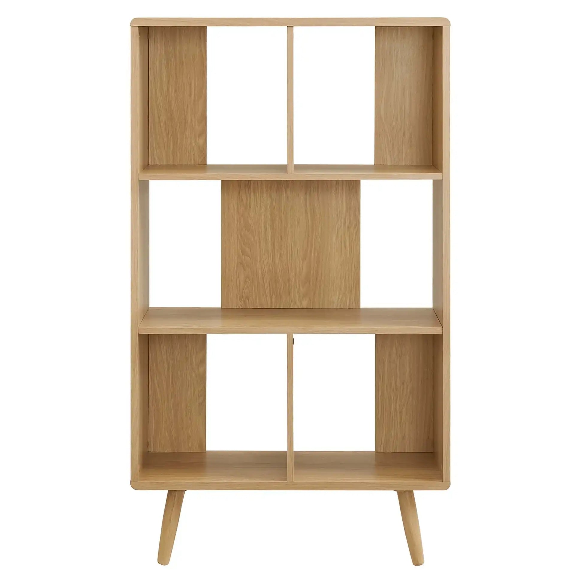 Transmit 5 Shelf Wood Grain Bookcase by Modway - Best Buy Furniture