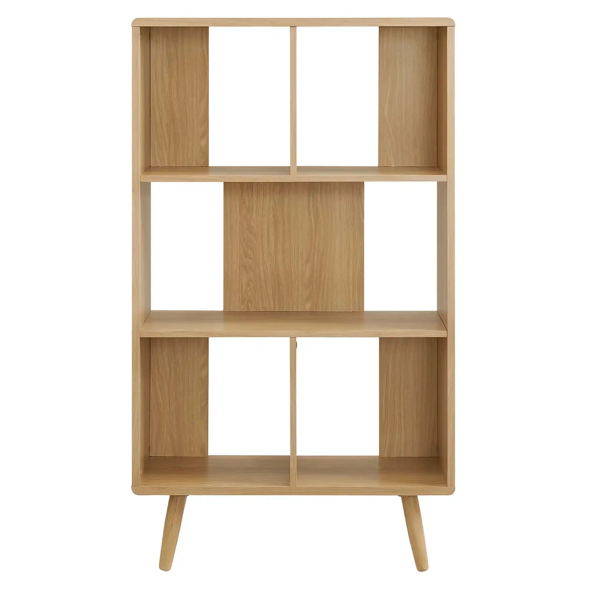 Transmit 5 Shelf Wood Grain Bookcase by Modway - Best Buy Furniture