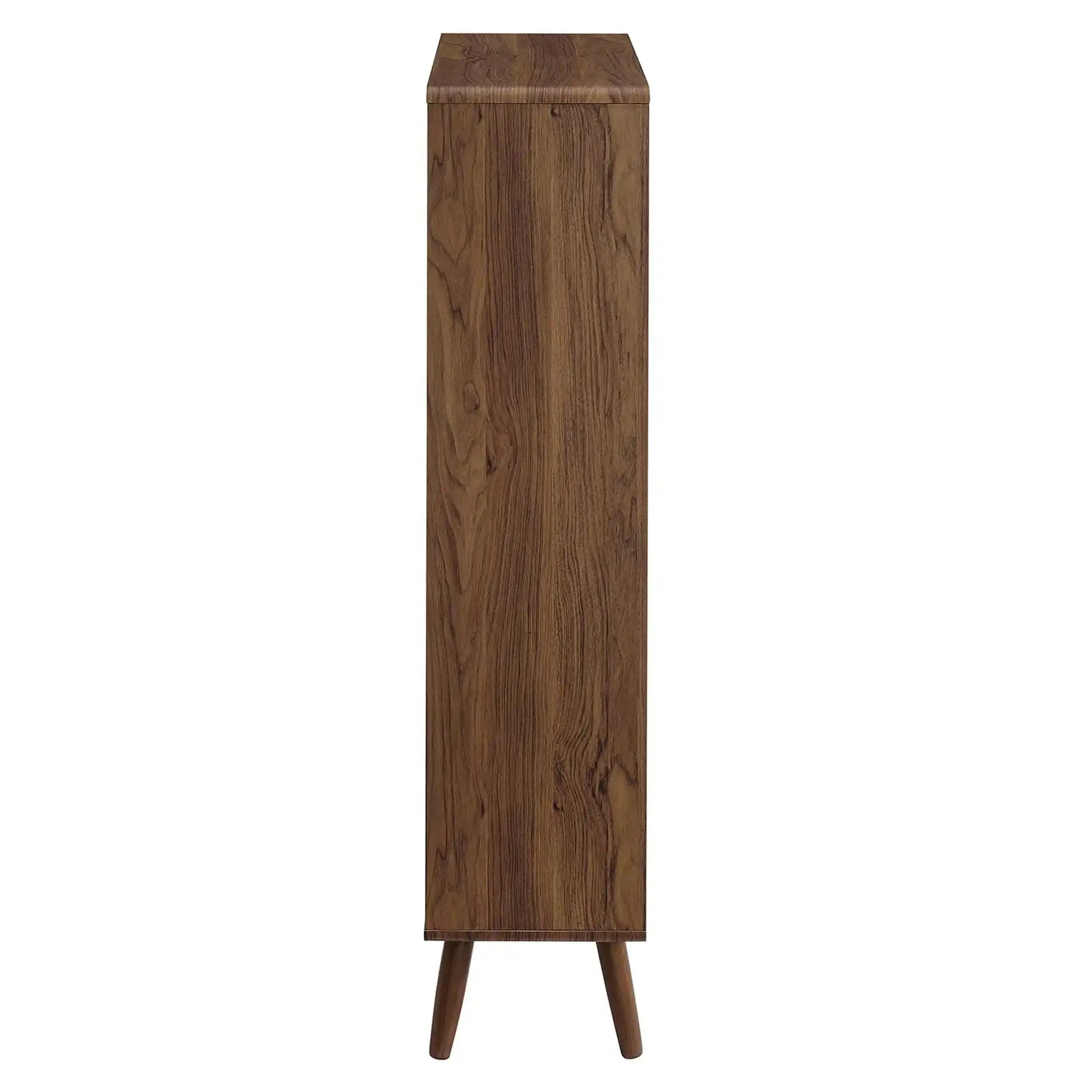 Transmit 5 Shelf Wood Grain Bookcase by Modway - Best Buy Furniture