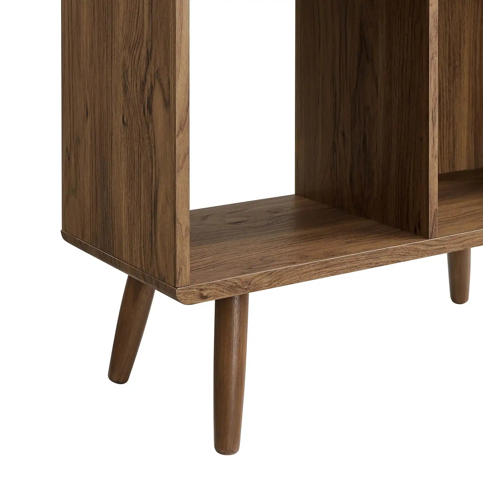 Transmit 5 Shelf Wood Grain Bookcase by Modway - Best Buy Furniture