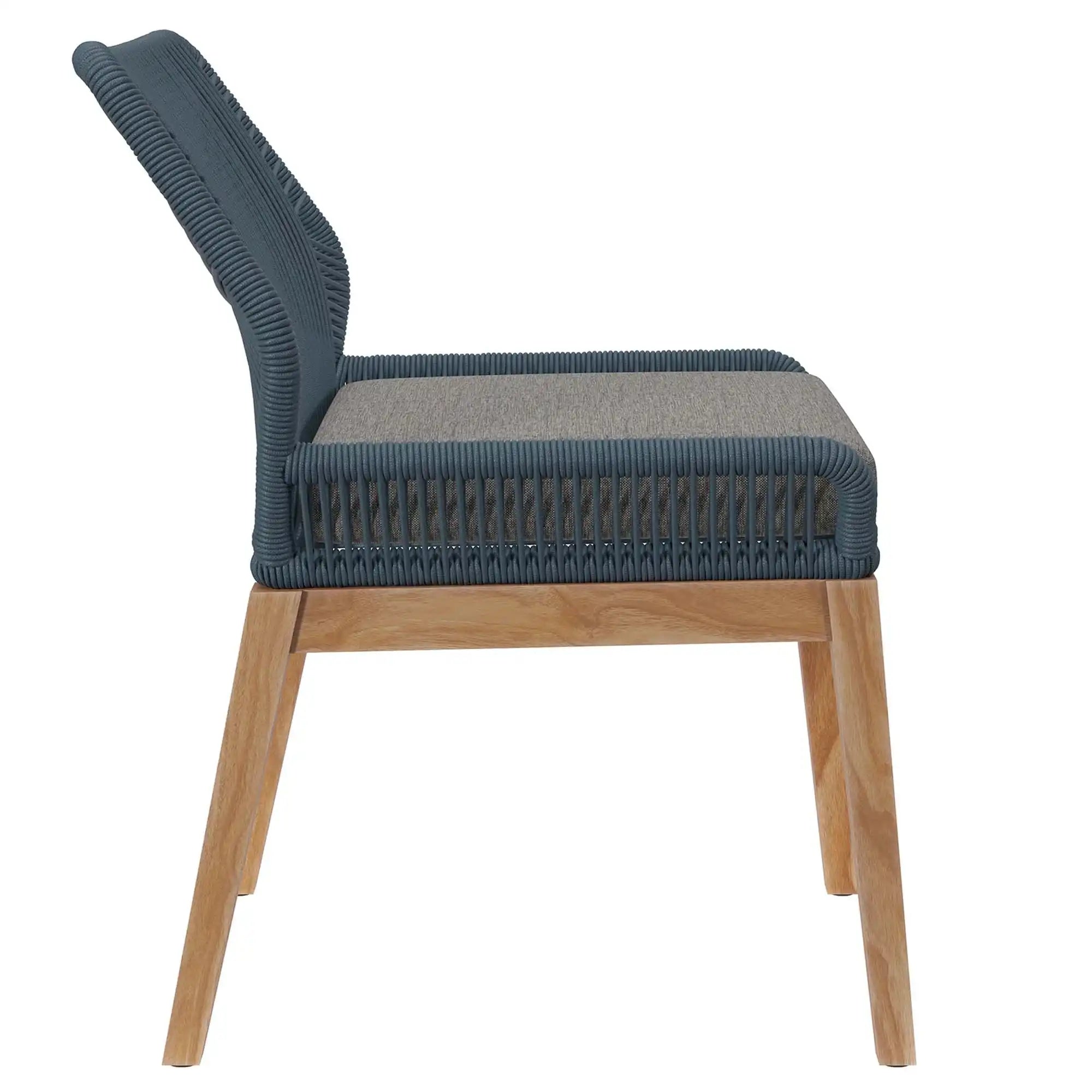 Wellspring Outdoor Patio Teak Wood Dining Chair by Modway - Best Buy Furniture
