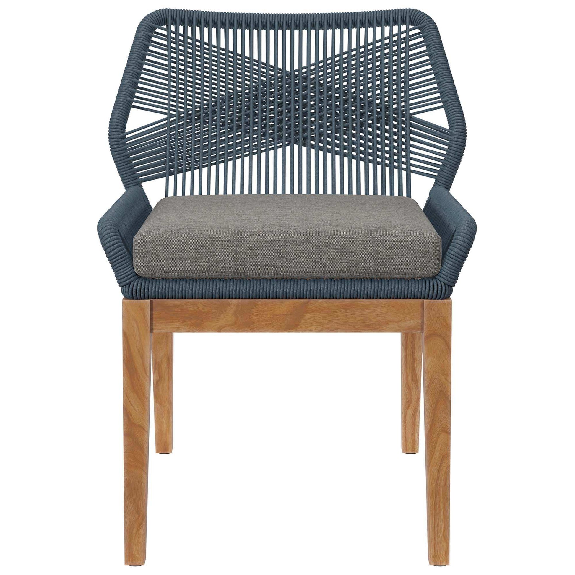 Wellspring Outdoor Patio Teak Wood Dining Chair by Modway - Best Buy Furniture