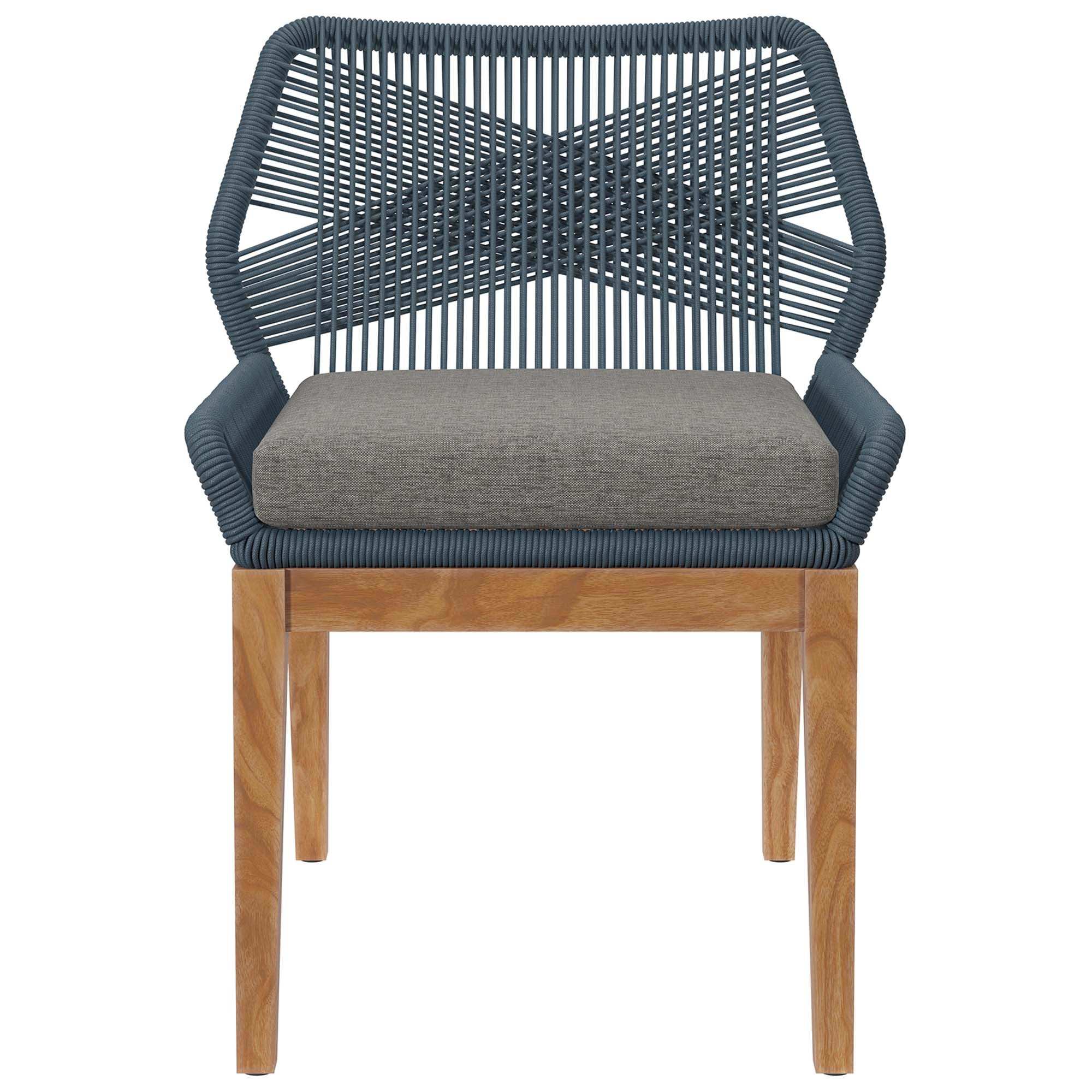 Wellspring Outdoor Patio Teak Wood Dining Chair by Modway - Best Buy Furniture