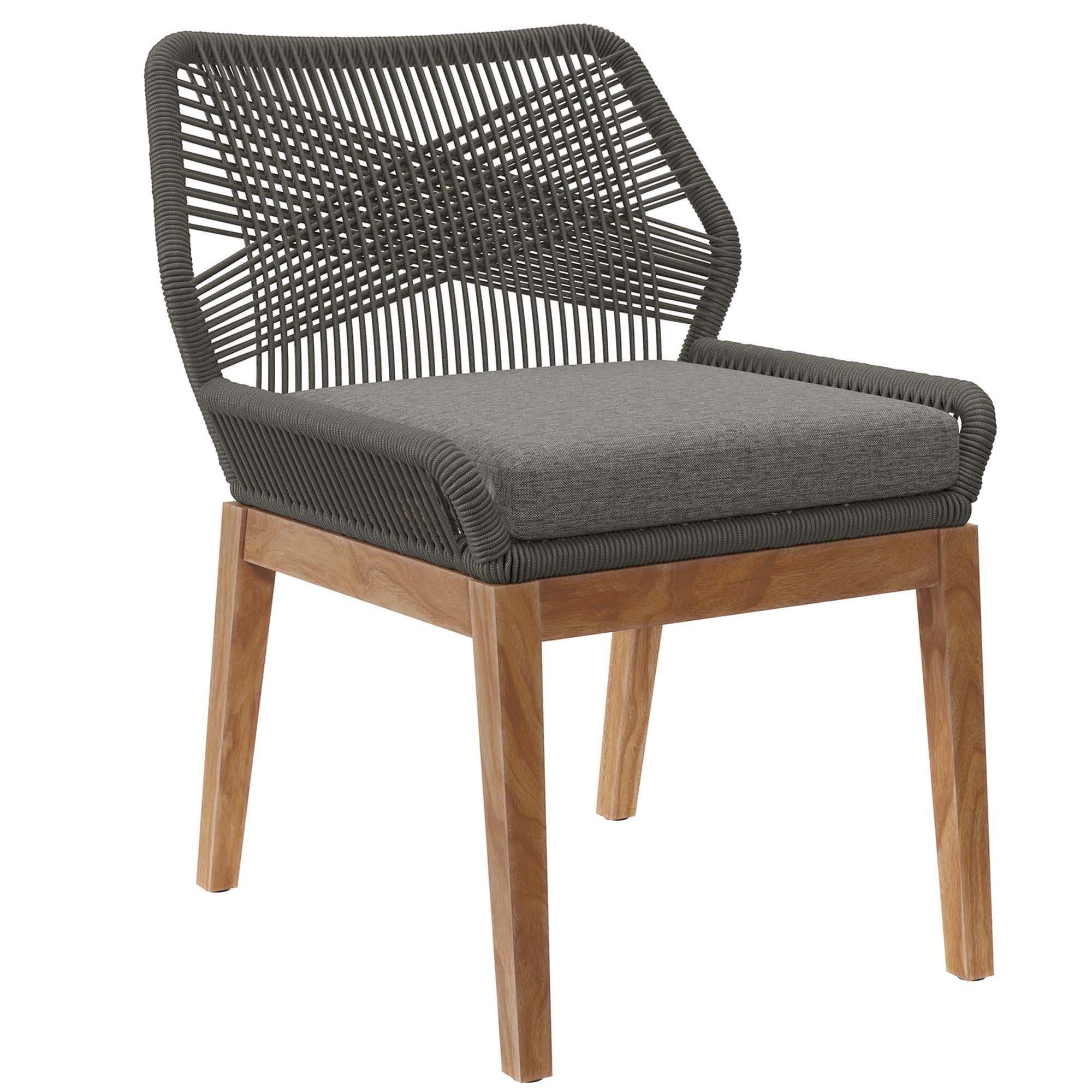 Wellspring Outdoor Patio Teak Wood Dining Chair by Modway - Best Buy Furniture