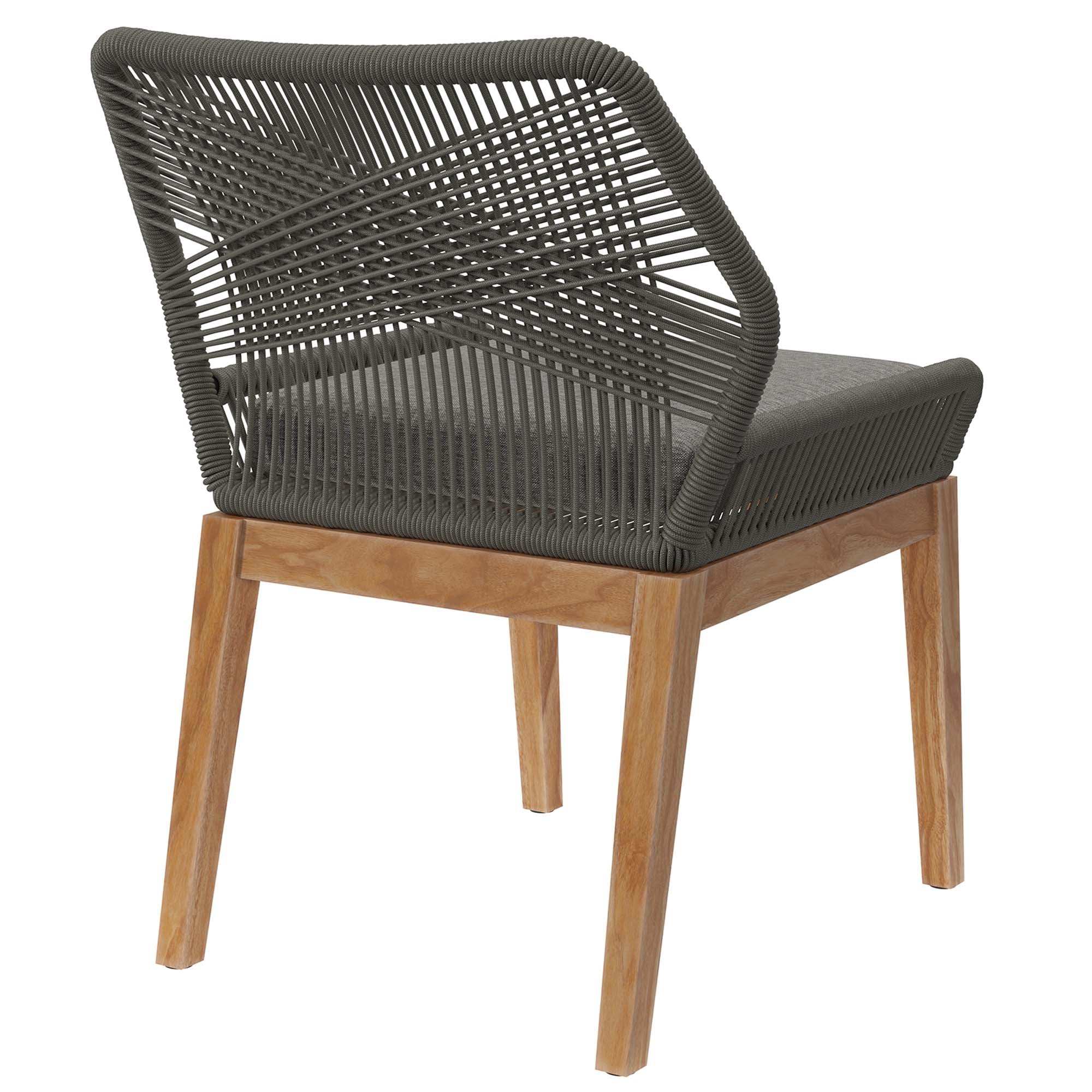 Wellspring Outdoor Patio Teak Wood Dining Chair by Modway - Best Buy Furniture