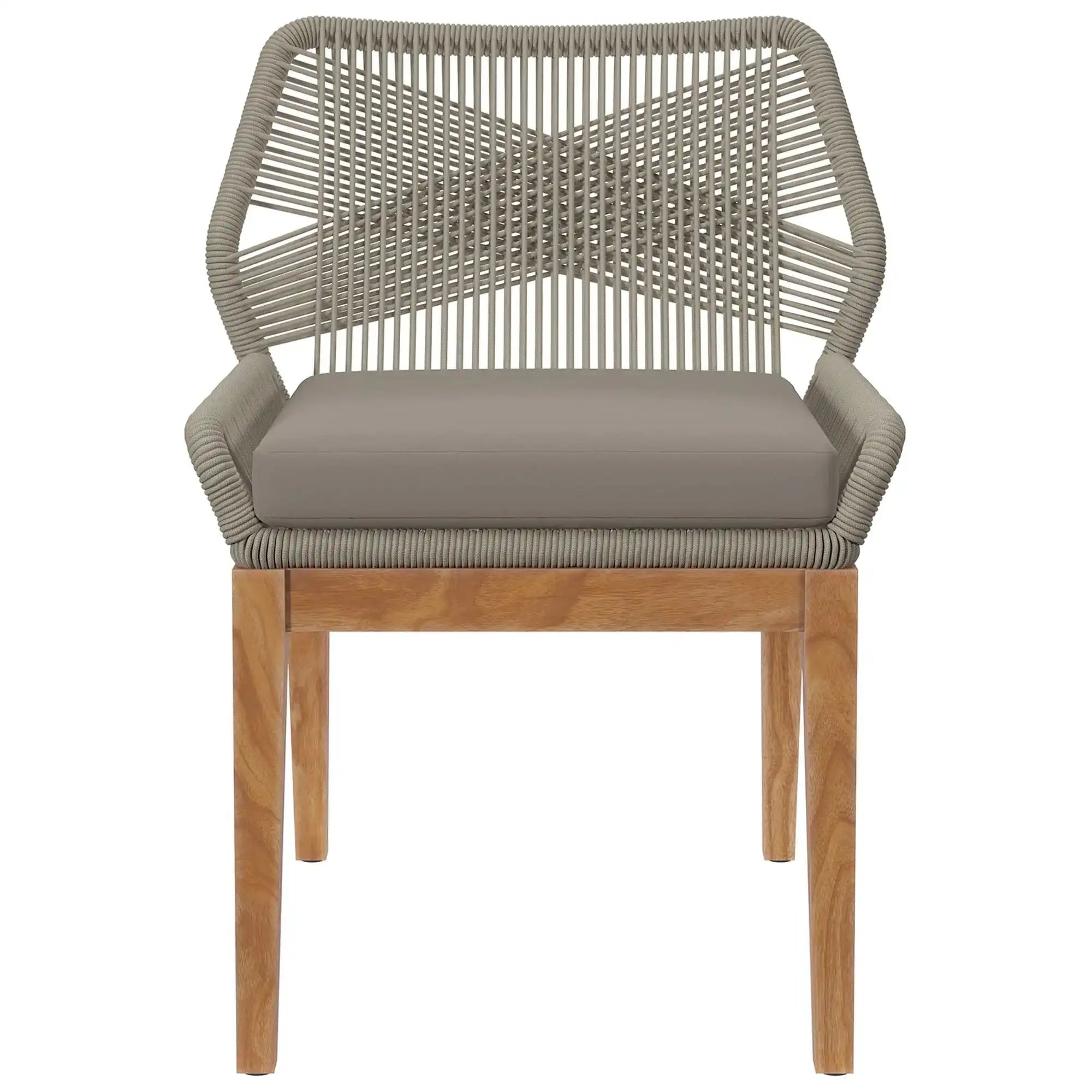 Wellspring Outdoor Patio Teak Wood Dining Chair by Modway - Best Buy Furniture
