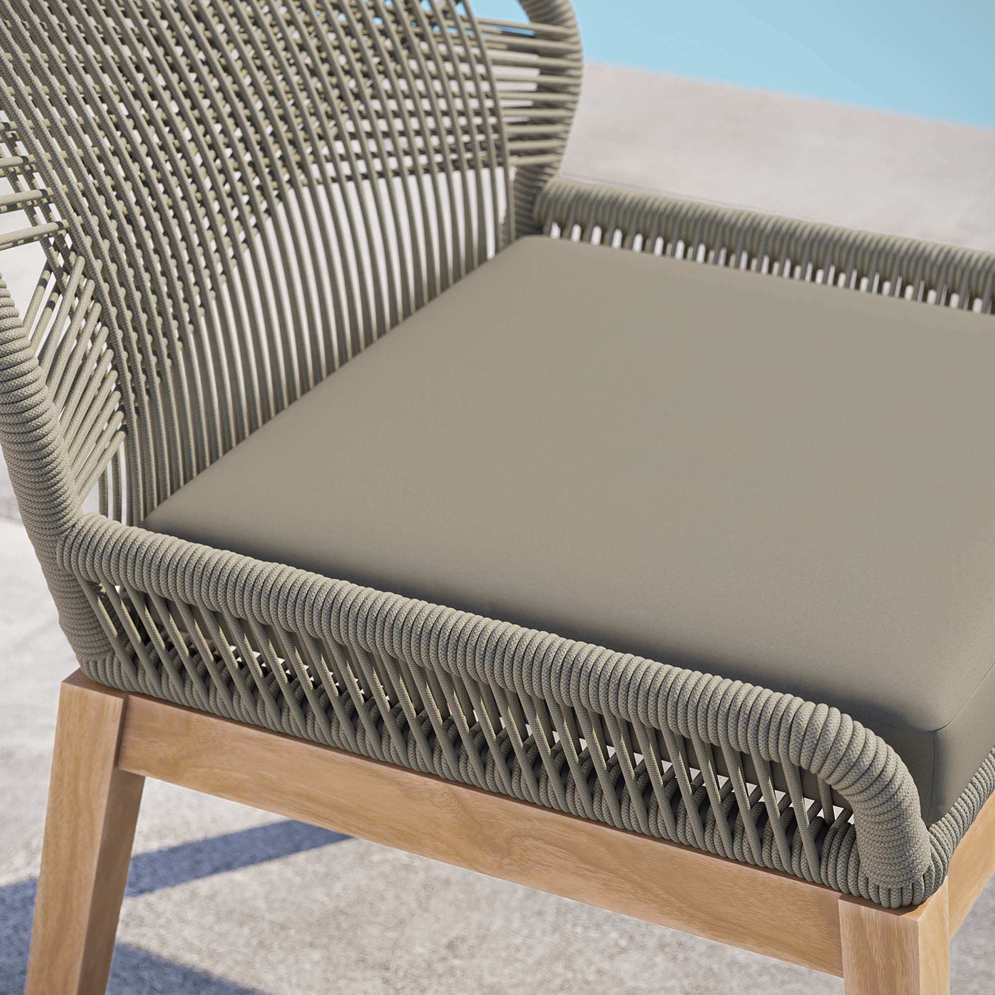 Wellspring Outdoor Patio Teak Wood Dining Chair by Modway - Best Buy Furniture