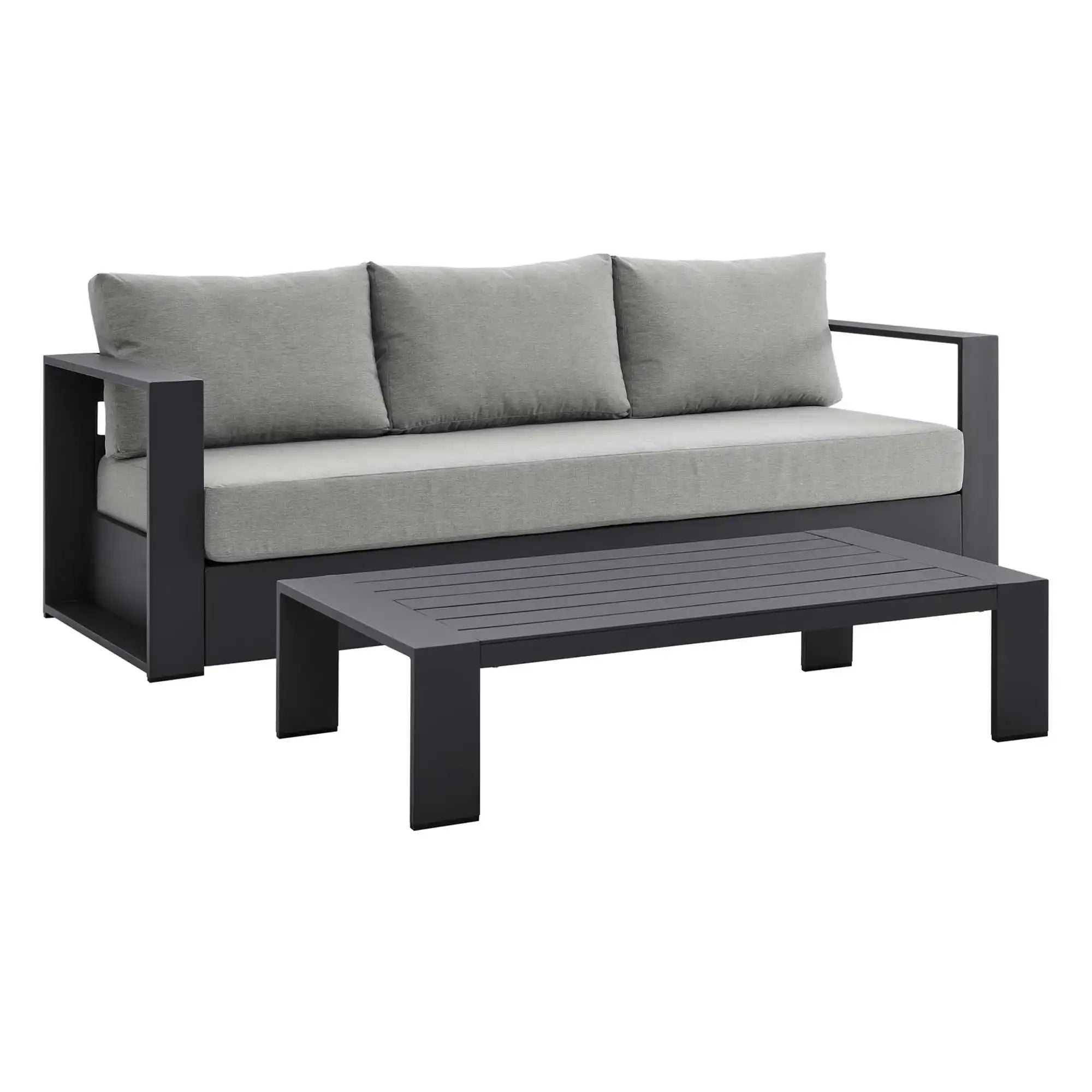 Tahoe 2-Piece Outdoor Patio Powder-Coated Aluminum Set by Modway - Best Buy Furniture