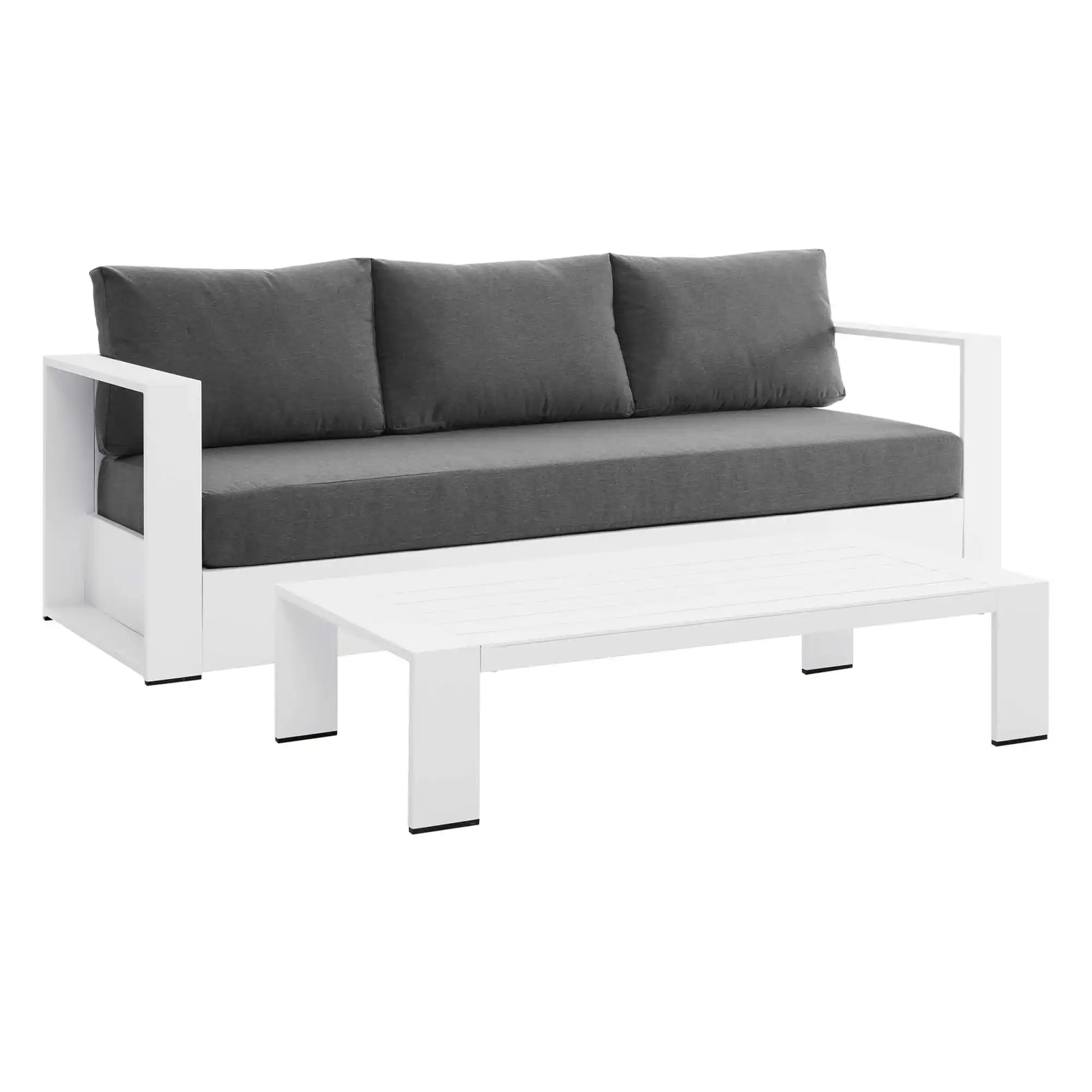 Tahoe 2-Piece Outdoor Patio Powder-Coated Aluminum Set by Modway - Best Buy Furniture