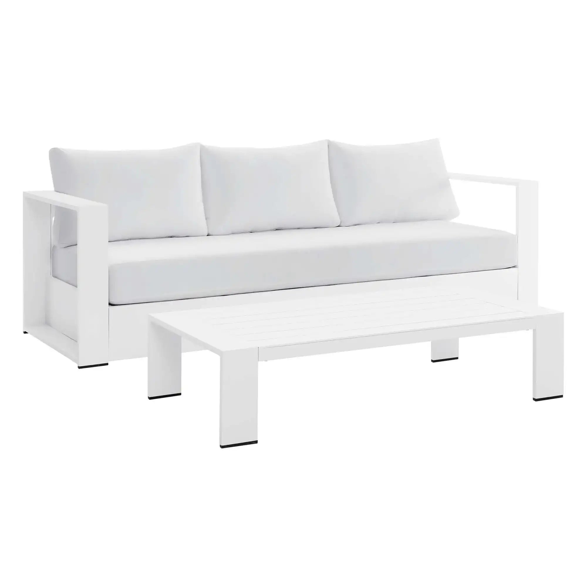 Tahoe 2-Piece Outdoor Patio Powder-Coated Aluminum Set by Modway - Best Buy Furniture