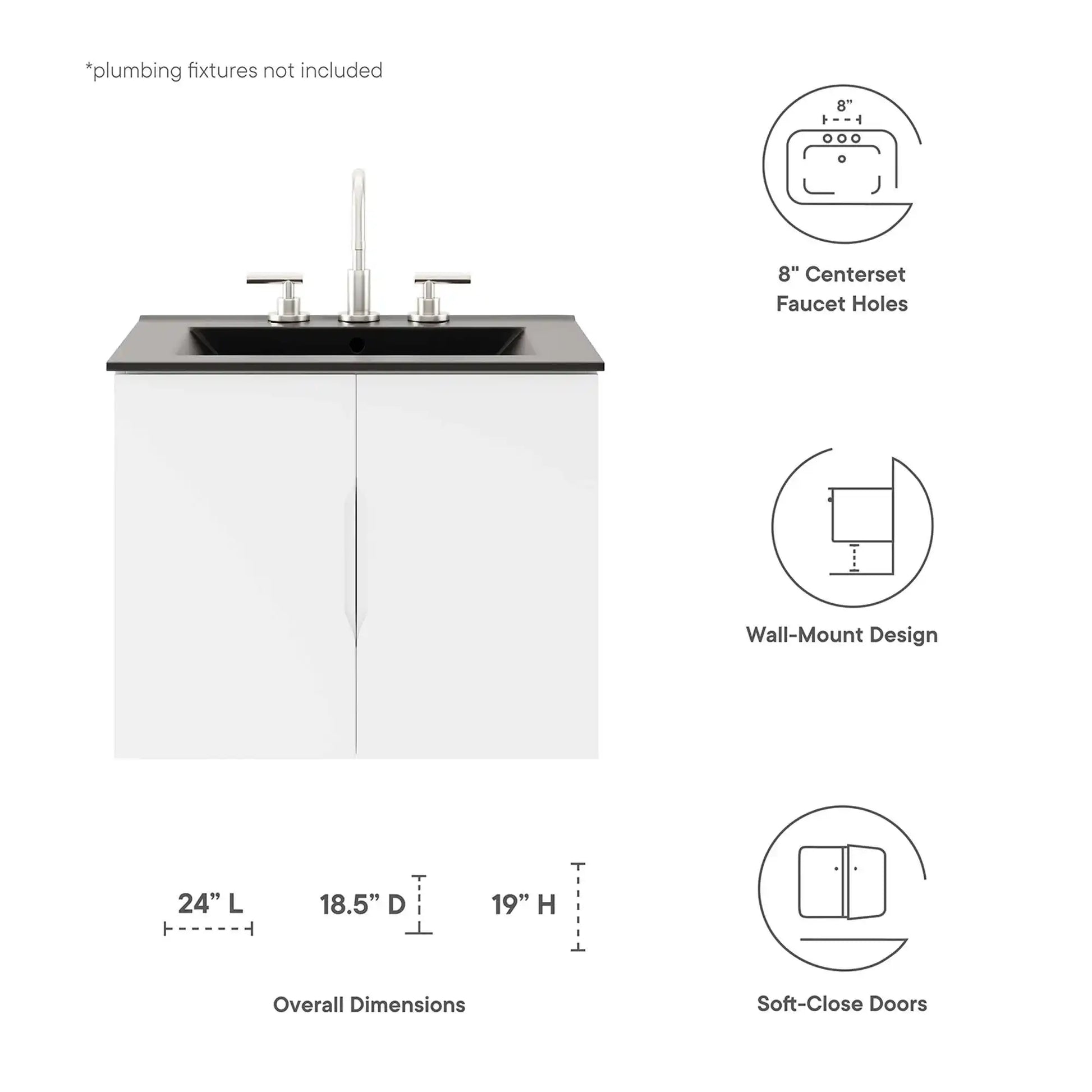 Vitality 24" Bathroom Vanity by Modway - Best Buy Furniture