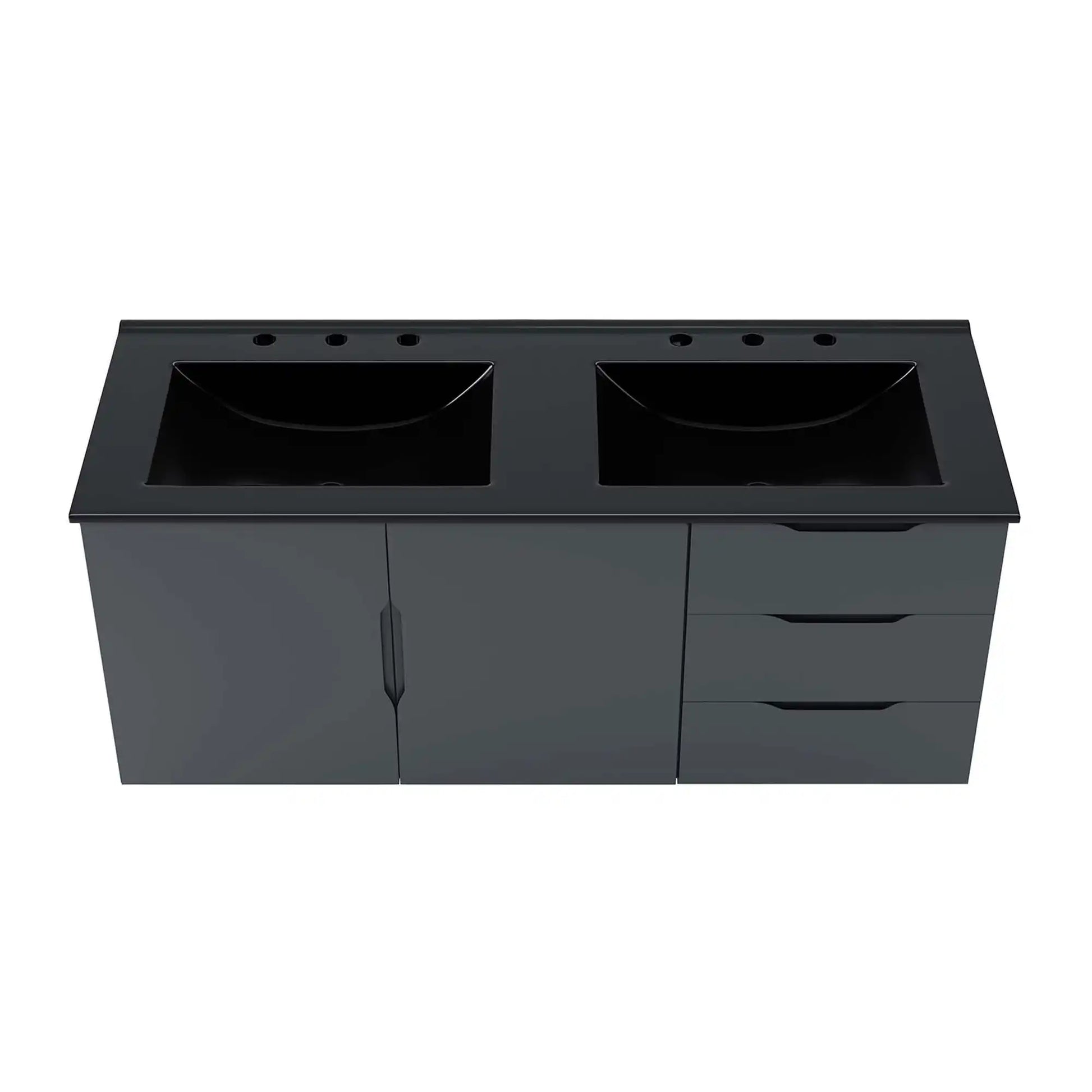 Vitality 48" Double Sink Bathroom Vanity by Modway - Best Buy Furniture