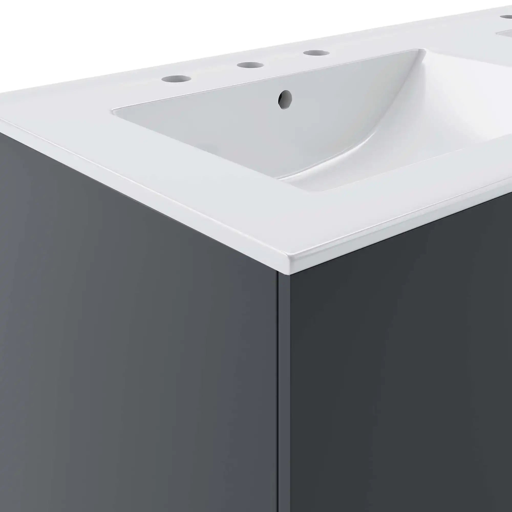 Vitality 48" Double Sink Bathroom Vanity by Modway - Best Buy Furniture