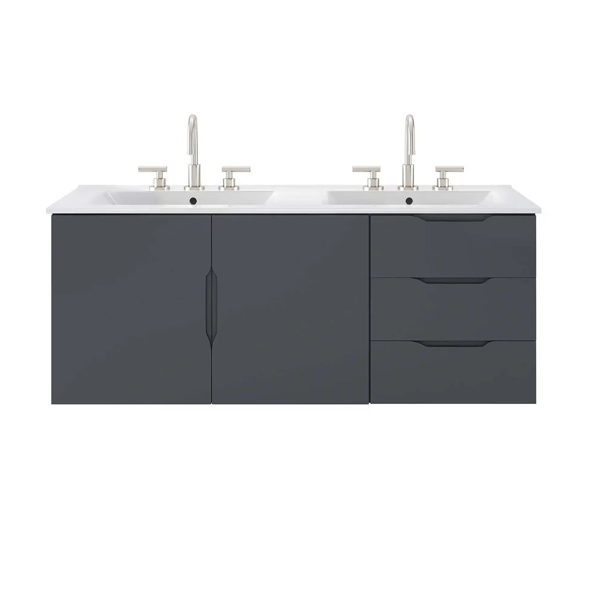 Vitality 48" Double Sink Bathroom Vanity by Modway - Best Buy Furniture