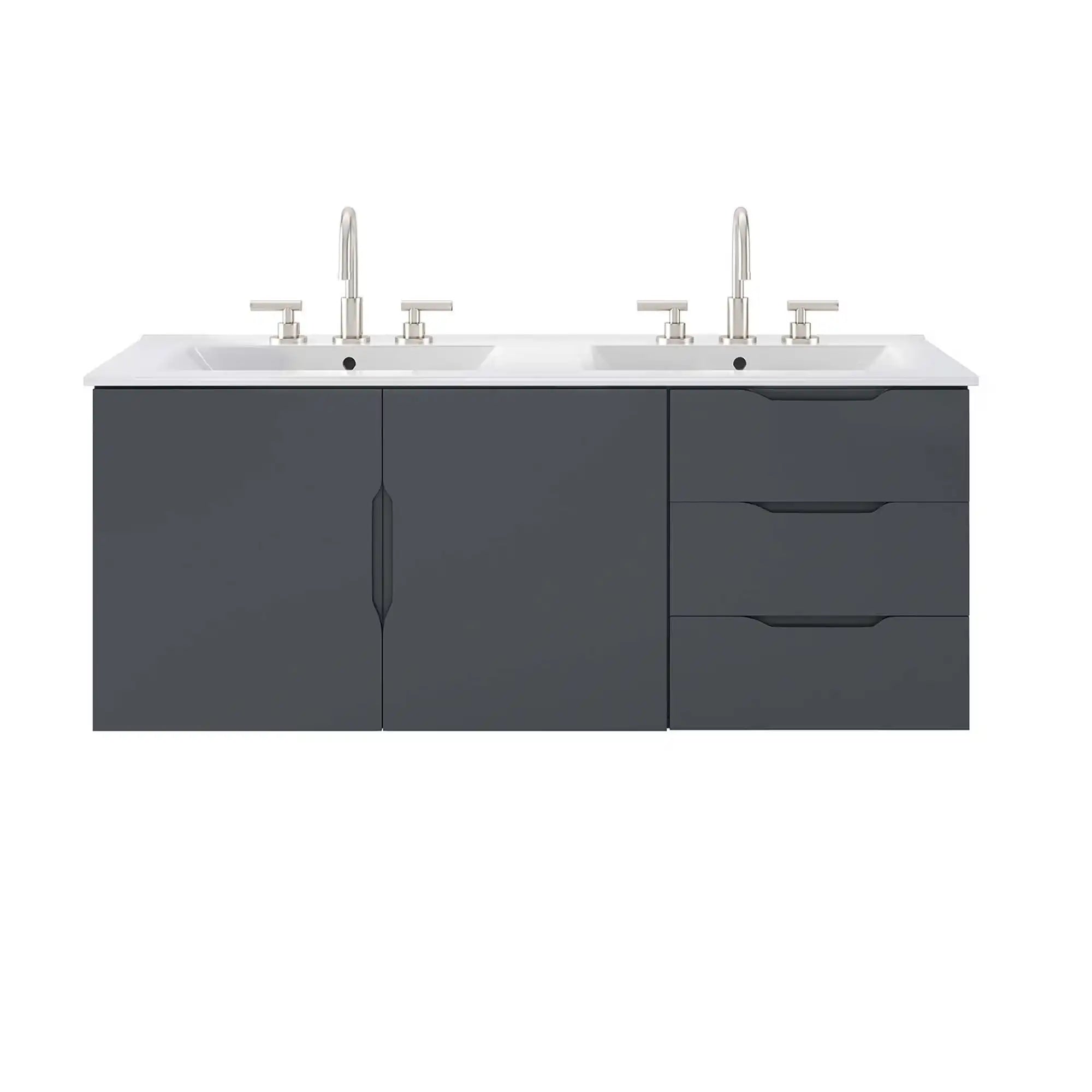 Vitality 48" Double Sink Bathroom Vanity by Modway - Best Buy Furniture