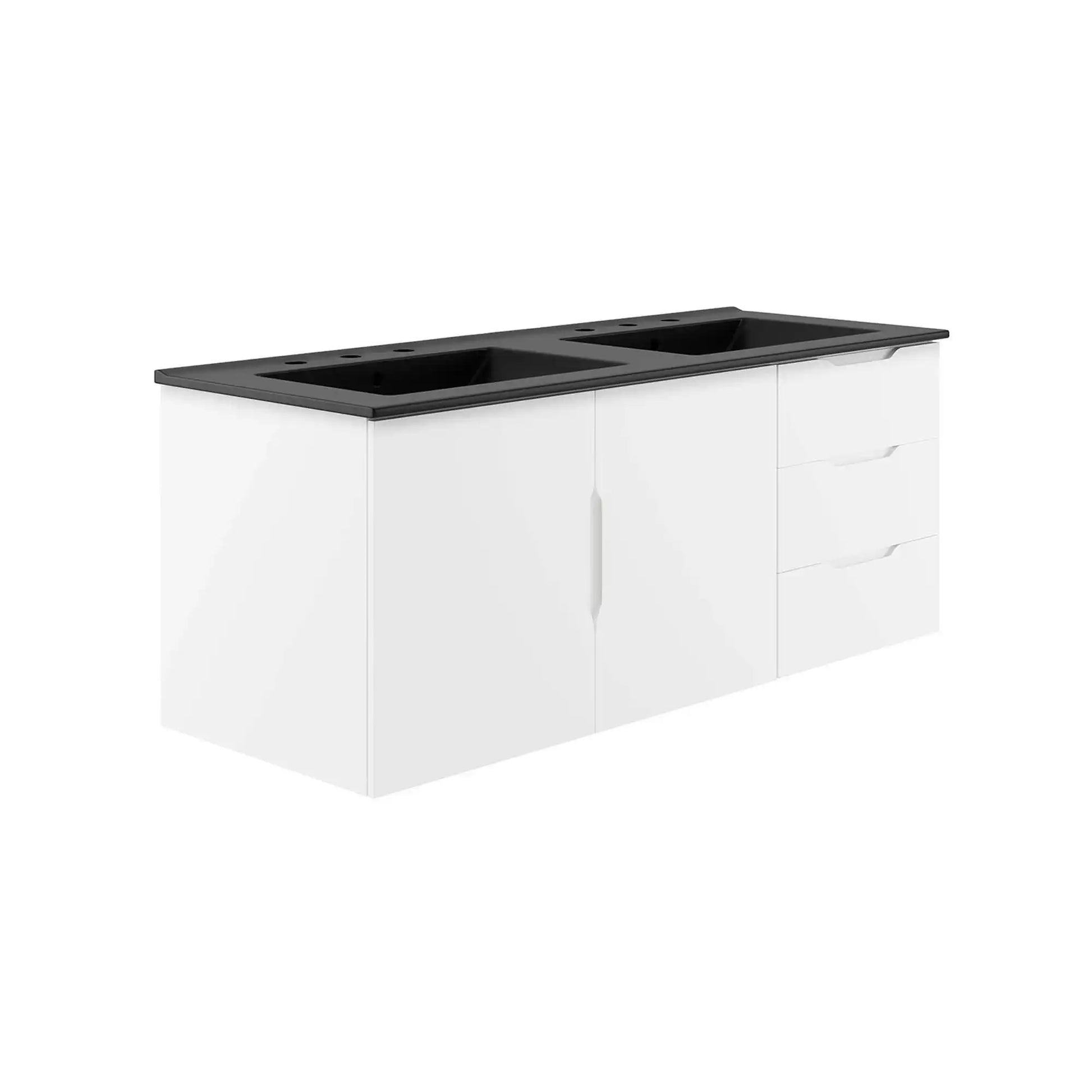 Vitality 48" Double Sink Bathroom Vanity by Modway - Best Buy Furniture