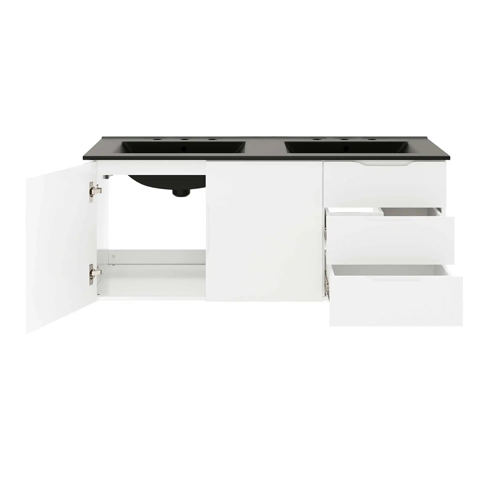 Vitality 48" Double Sink Bathroom Vanity by Modway - Best Buy Furniture