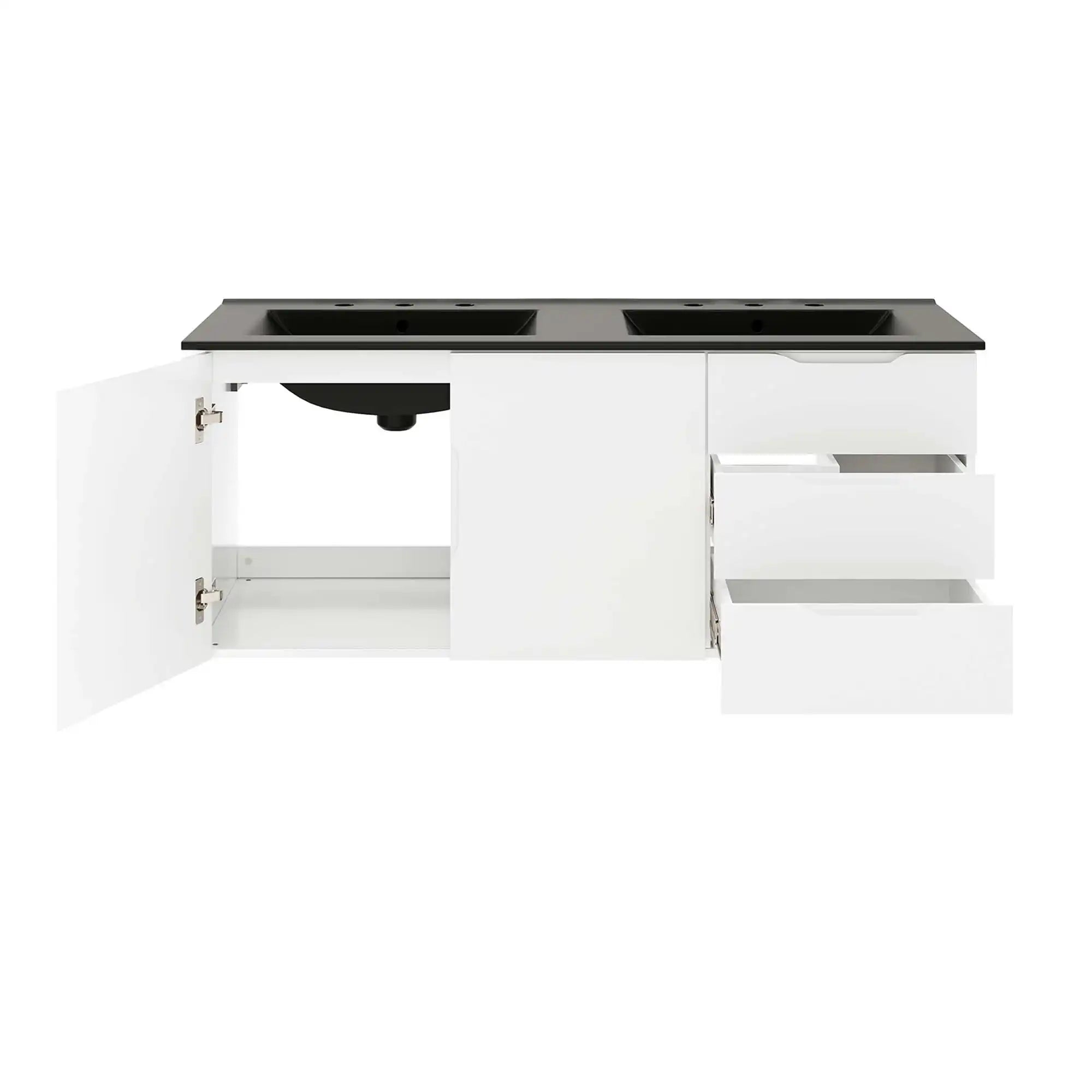 Vitality 48" Double Sink Bathroom Vanity by Modway - Best Buy Furniture