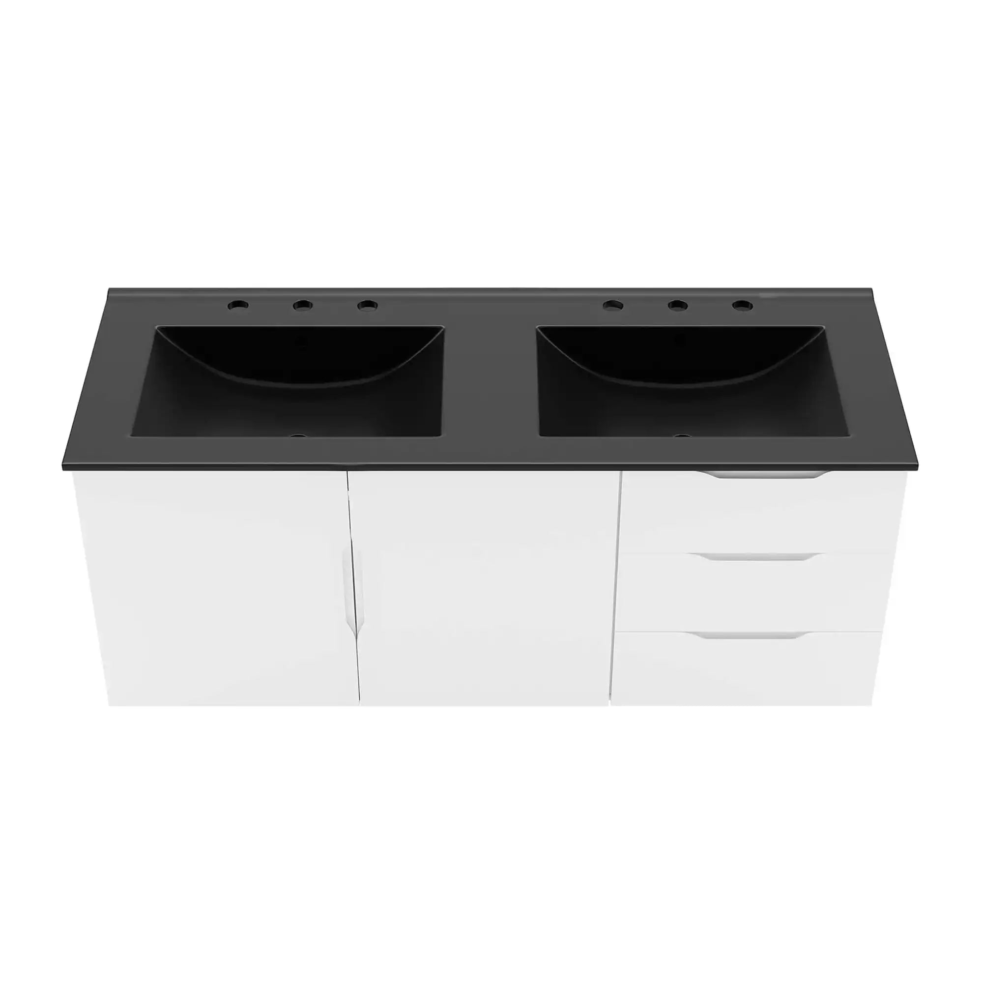 Vitality 48" Double Sink Bathroom Vanity by Modway - Best Buy Furniture
