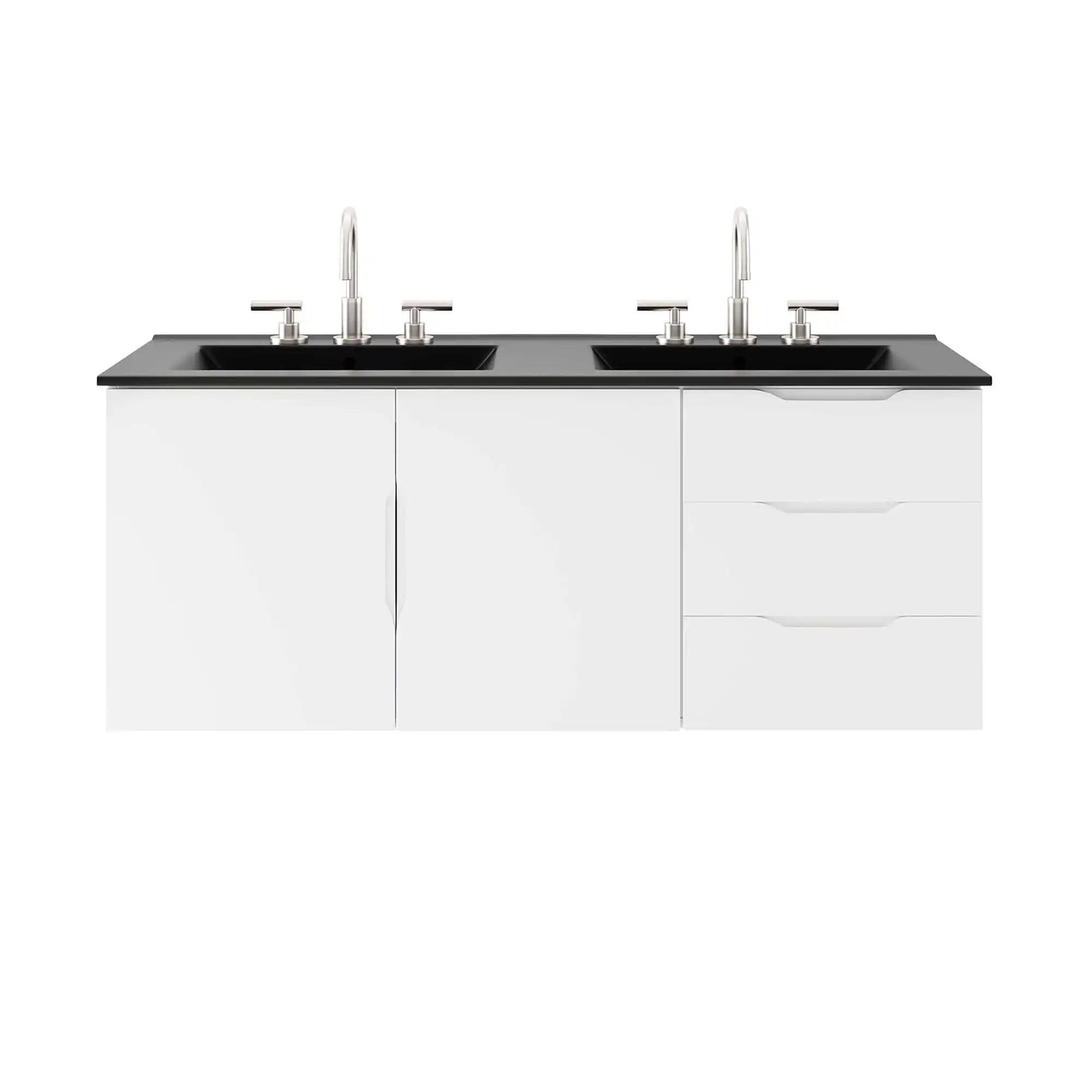 Vitality 48" Double Sink Bathroom Vanity by Modway - Best Buy Furniture