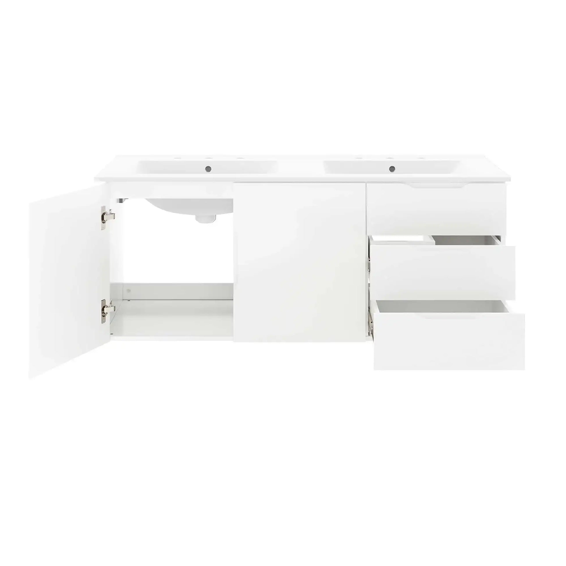 Vitality 48" Double Sink Bathroom Vanity by Modway - Best Buy Furniture