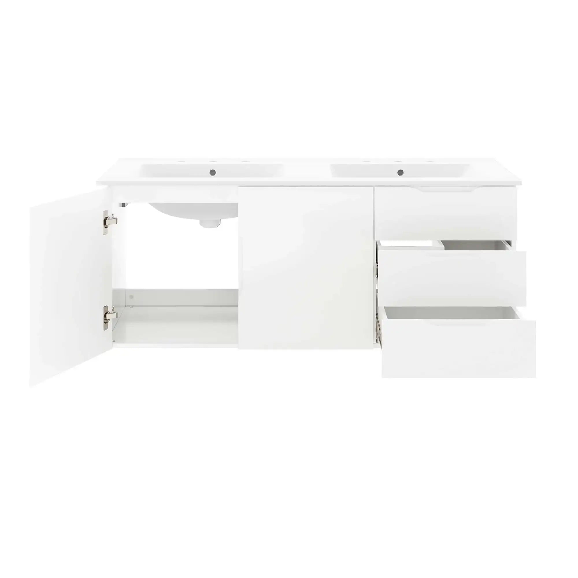 Vitality 48" Double Sink Bathroom Vanity by Modway - Best Buy Furniture