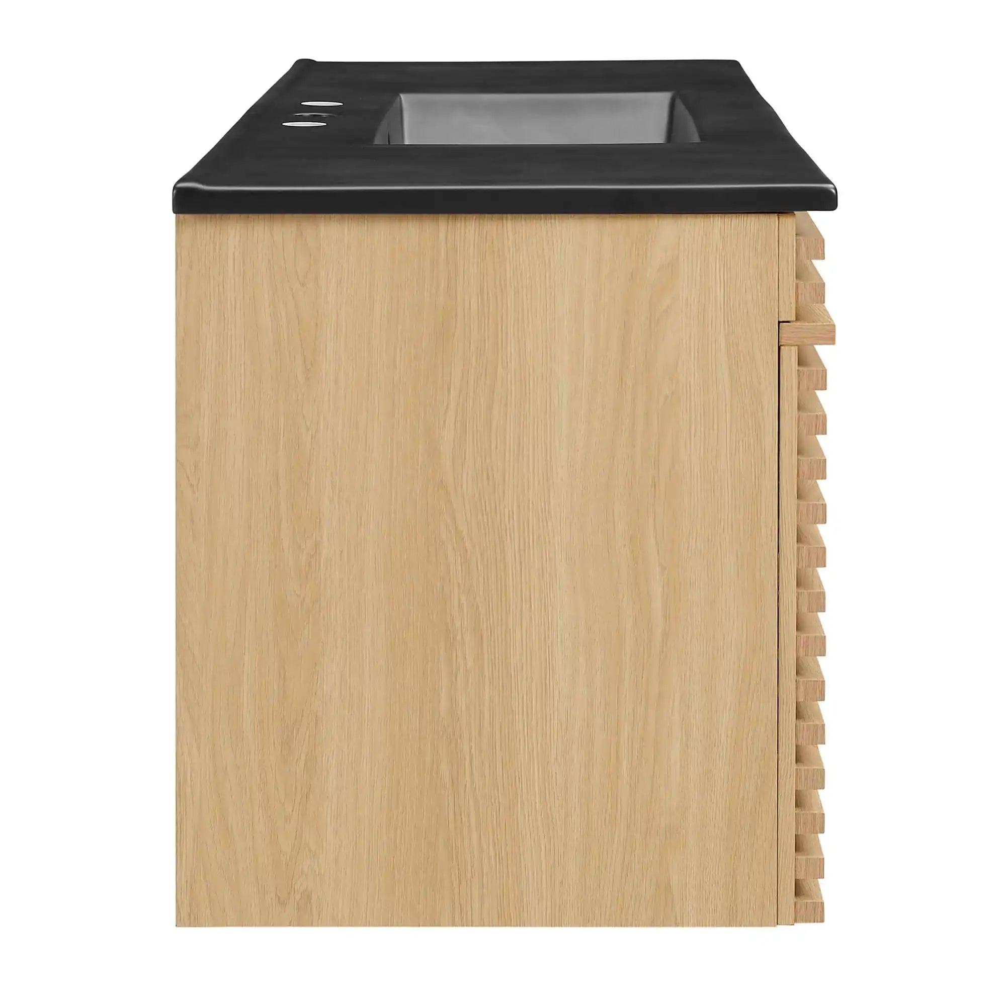 Render 48" Wall-Mount Bathroom Vanity by Modway - Best Buy Furniture