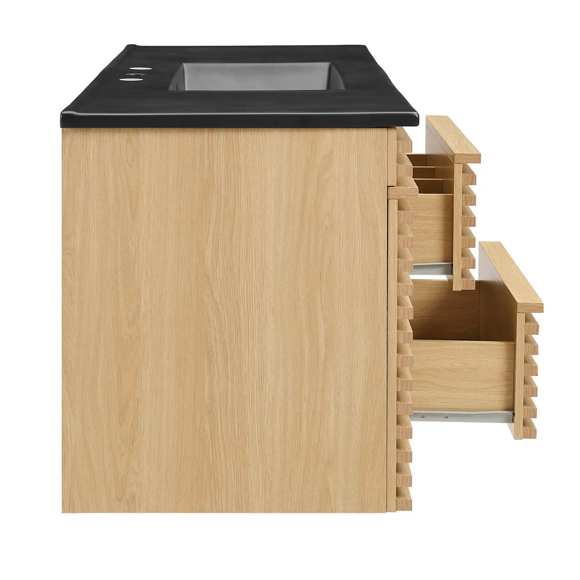 Render 48" Wall-Mount Bathroom Vanity by Modway - Best Buy Furniture