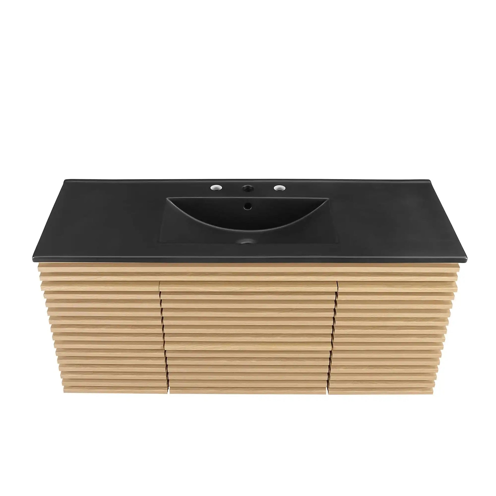 Render 48" Wall-Mount Bathroom Vanity by Modway - Best Buy Furniture