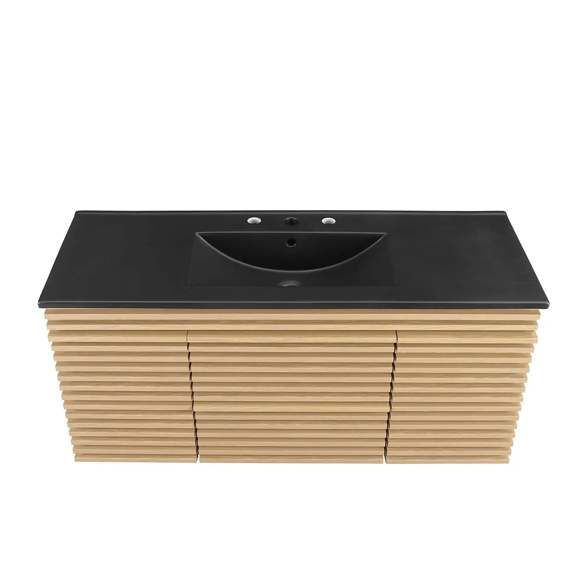 Render 48" Wall-Mount Bathroom Vanity by Modway - Best Buy Furniture