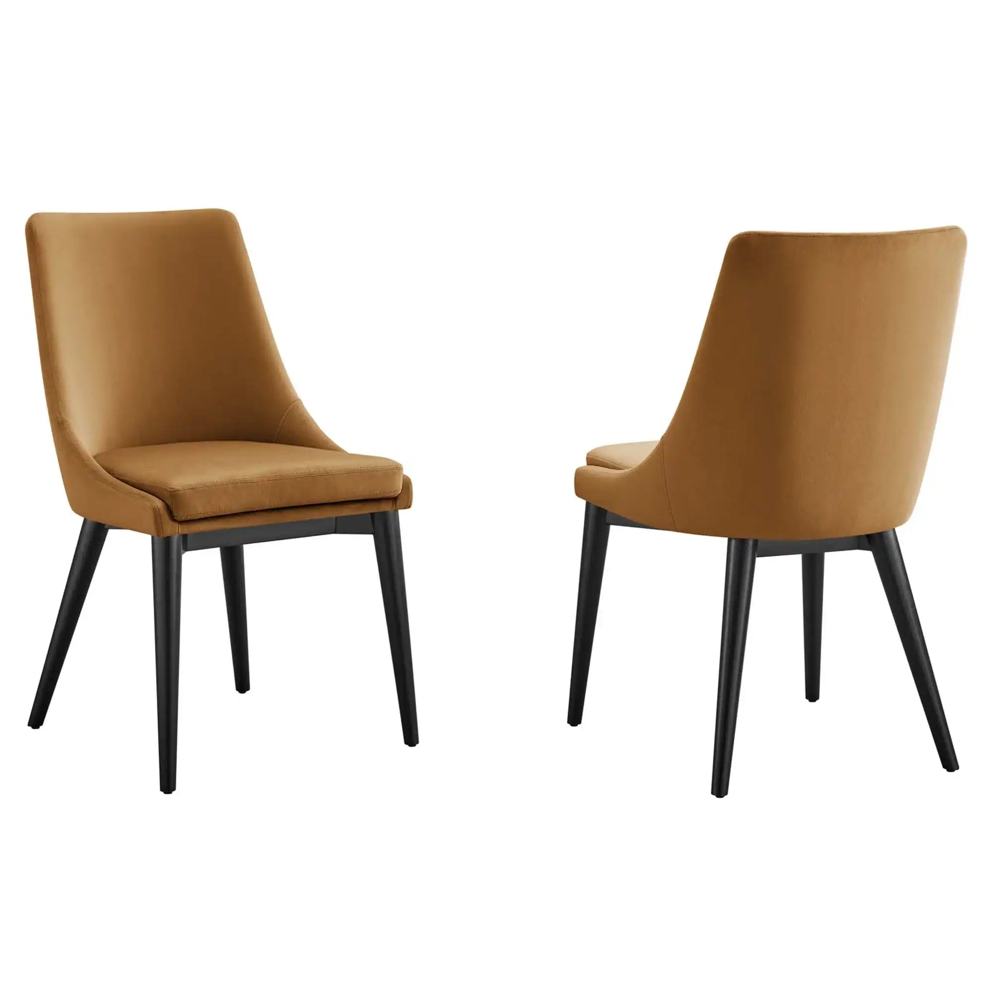 Viscount Accent Performance Velvet Dining Chairs Set of 2 by Modway - Best Buy Furniture
