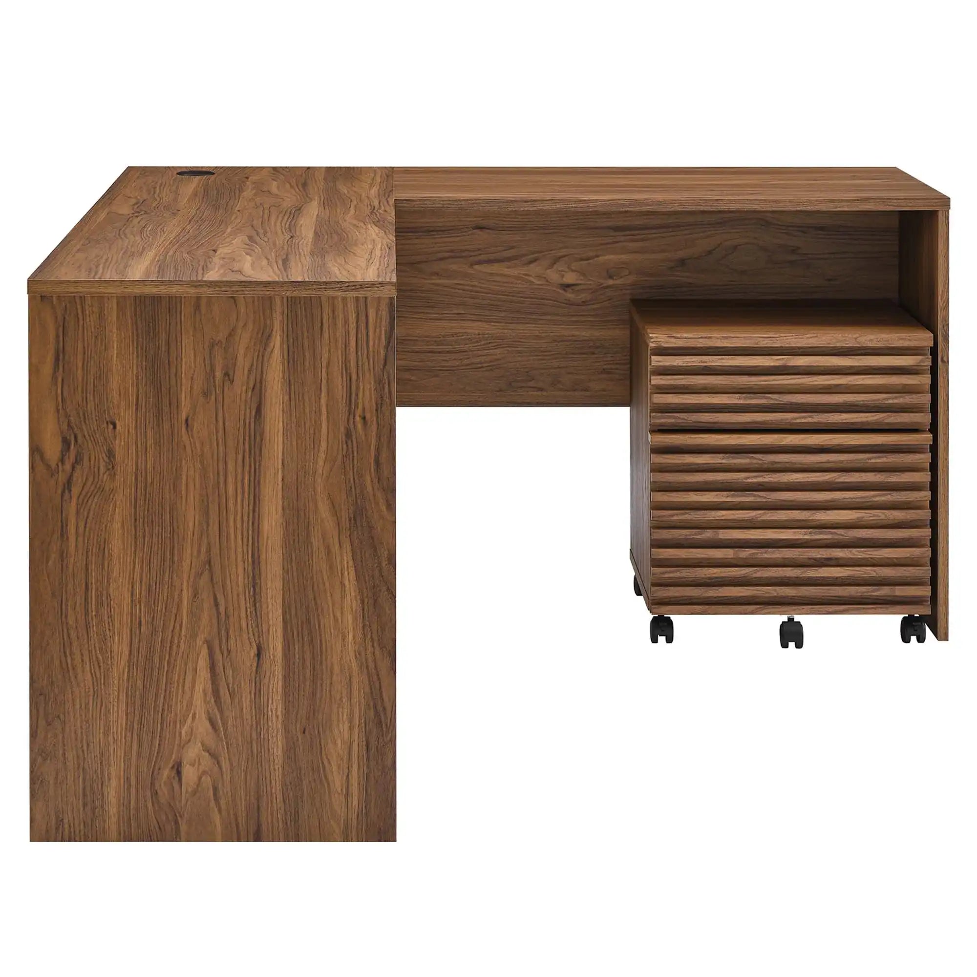 Render Wood Desk and File Cabinet Set by Modway - Best Buy Furniture