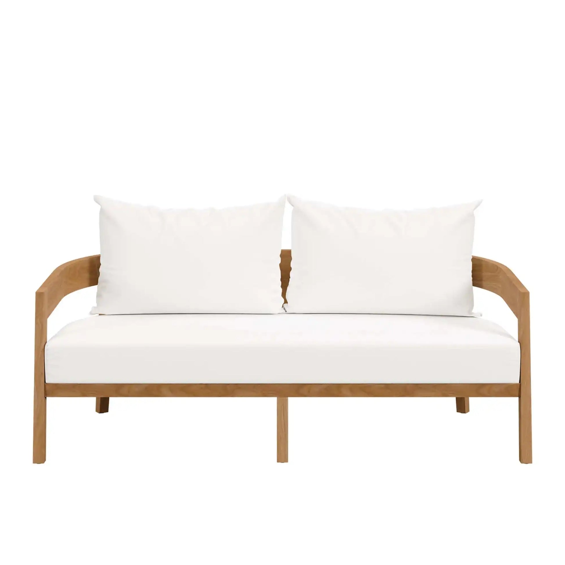 Brisbane 3-Piece Teak Wood Outdoor Patio Set by Modway - Best Buy Furniture