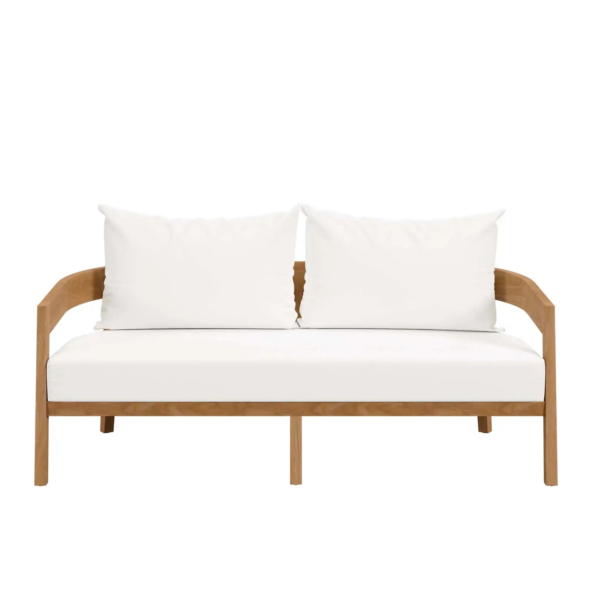 Brisbane 3-Piece Teak Wood Outdoor Patio Set by Modway - Best Buy Furniture