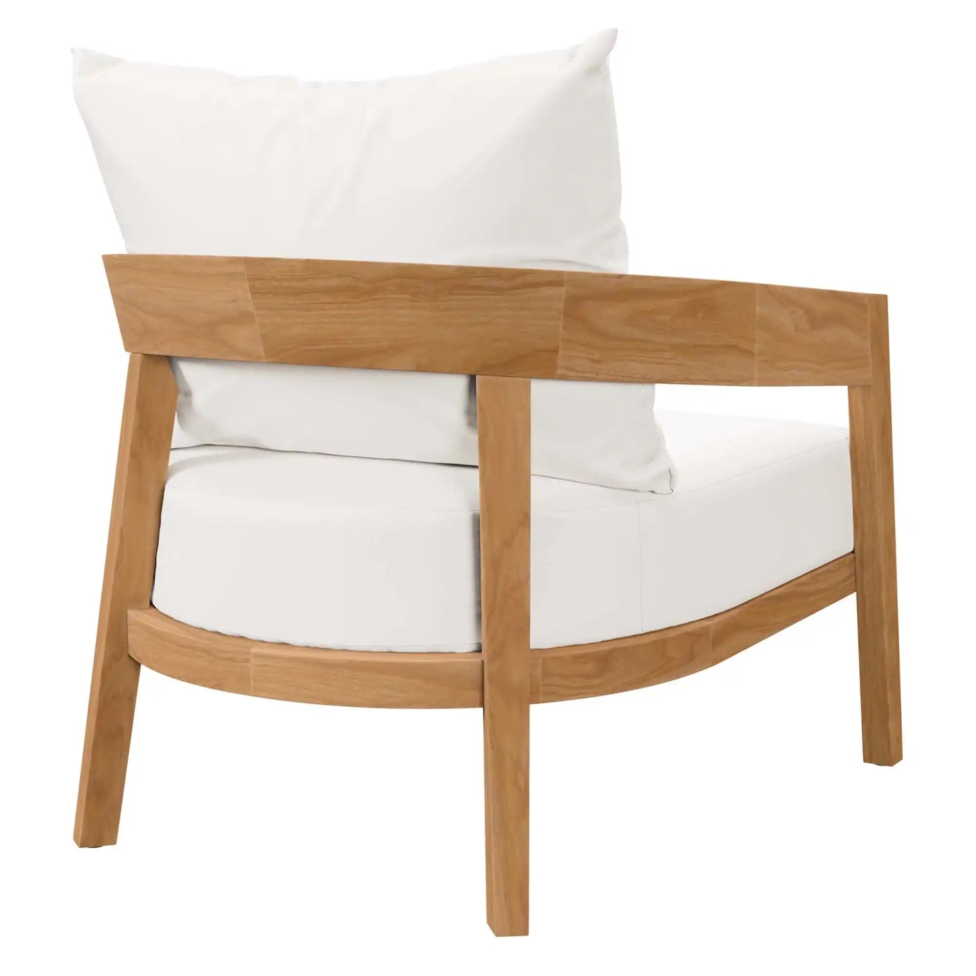 Brisbane 3-Piece Teak Wood Outdoor Patio Set by Modway - Best Buy Furniture