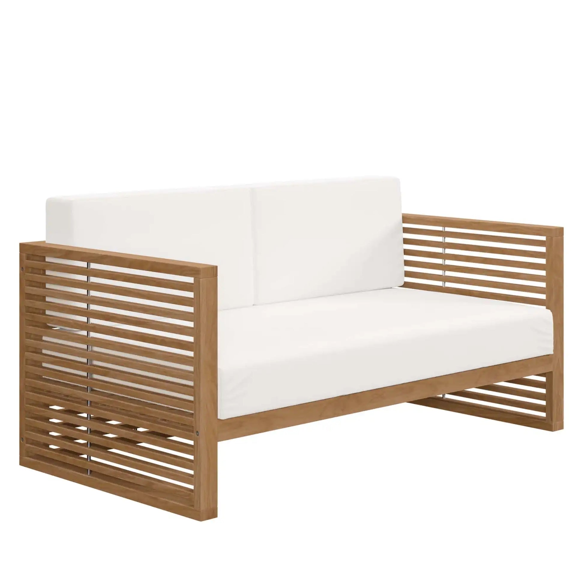 Carlsbad 6-Piece Teak Wood Outdoor Patio Set by Modway - Best Buy Furniture