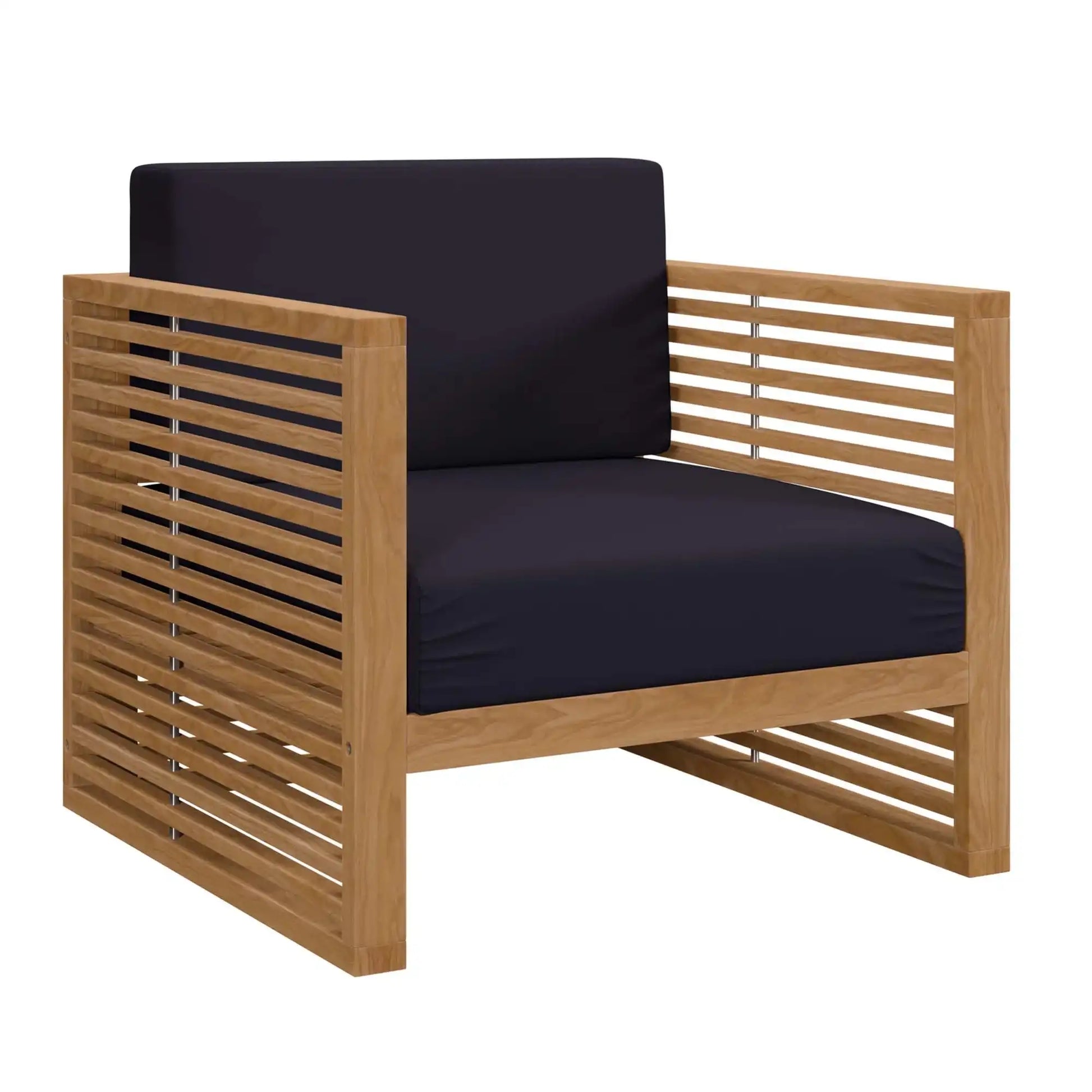 Carlsbad 3-Piece Teak Wood Outdoor Patio Set by Modway - Best Buy Furniture