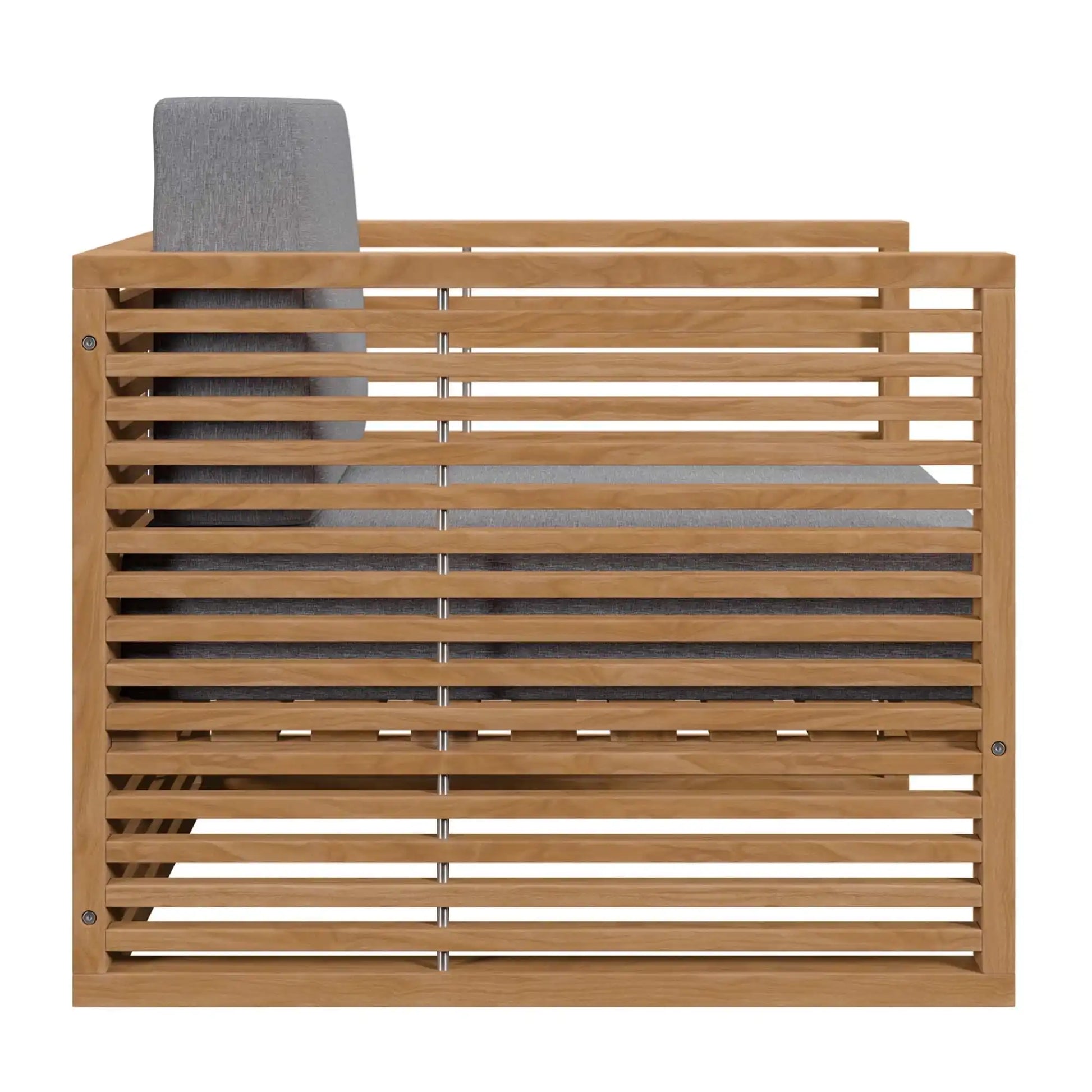 Carlsbad 3-Piece Teak Wood Outdoor Patio Set by Modway - Best Buy Furniture