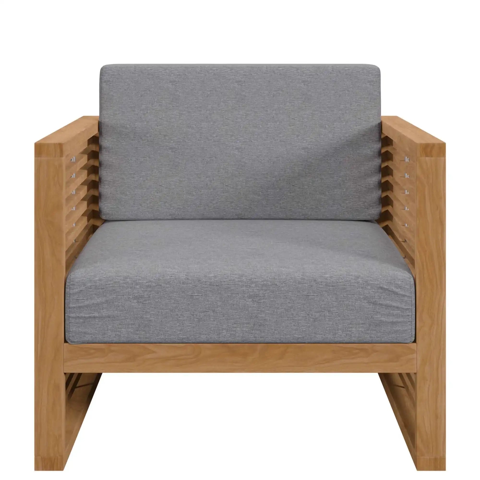 Carlsbad 3-Piece Teak Wood Outdoor Patio Set by Modway - Best Buy Furniture
