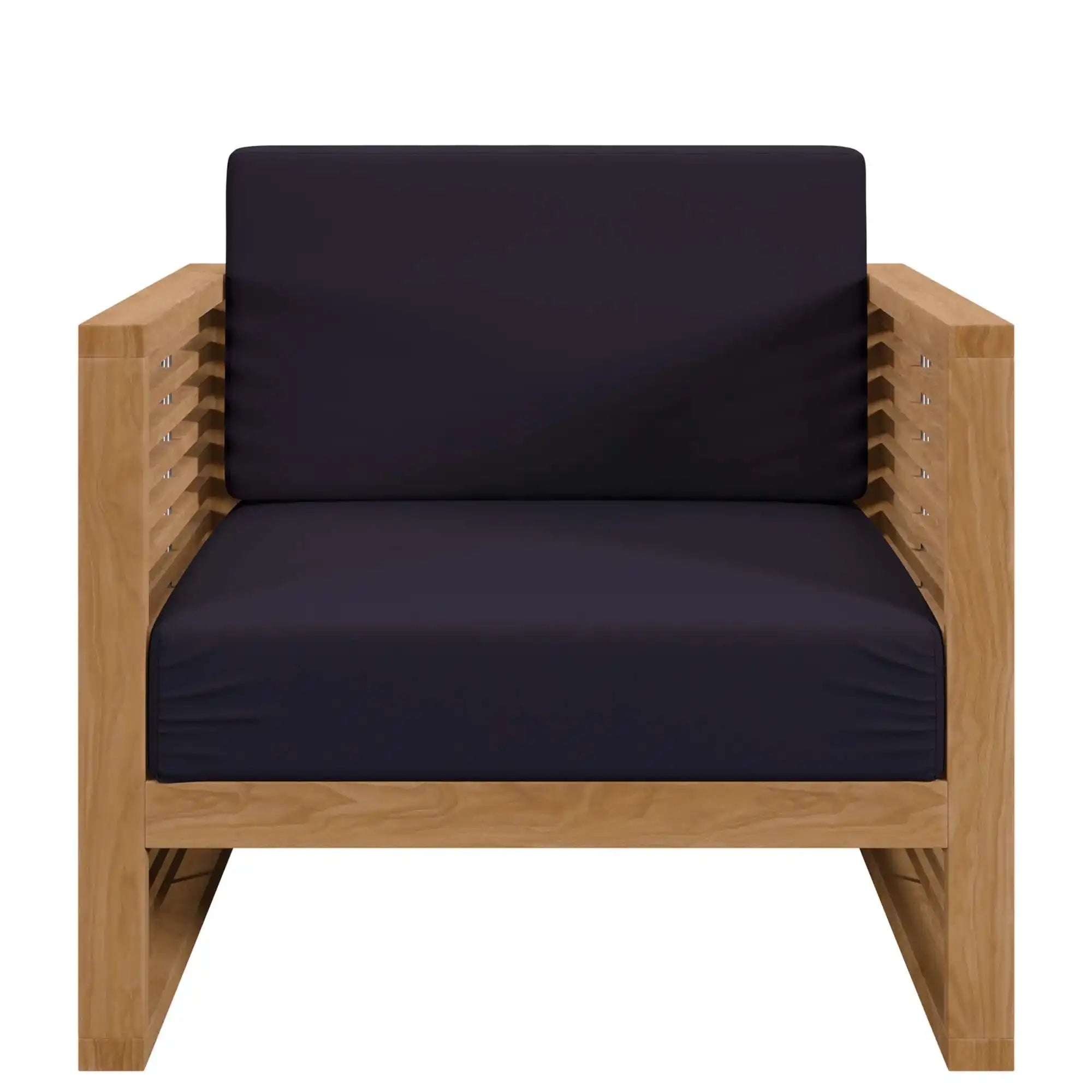 Carlsbad 3-Piece Teak Wood Outdoor Patio Set by Modway - Best Buy Furniture