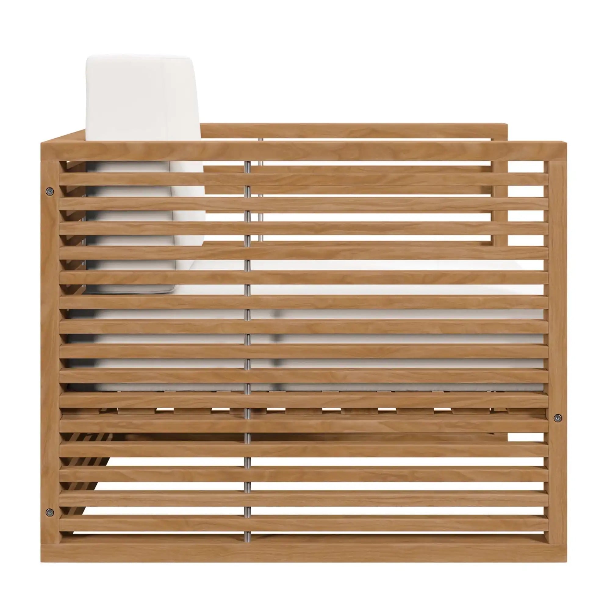 Carlsbad 3-Piece Teak Wood Outdoor Patio Set by Modway - Best Buy Furniture