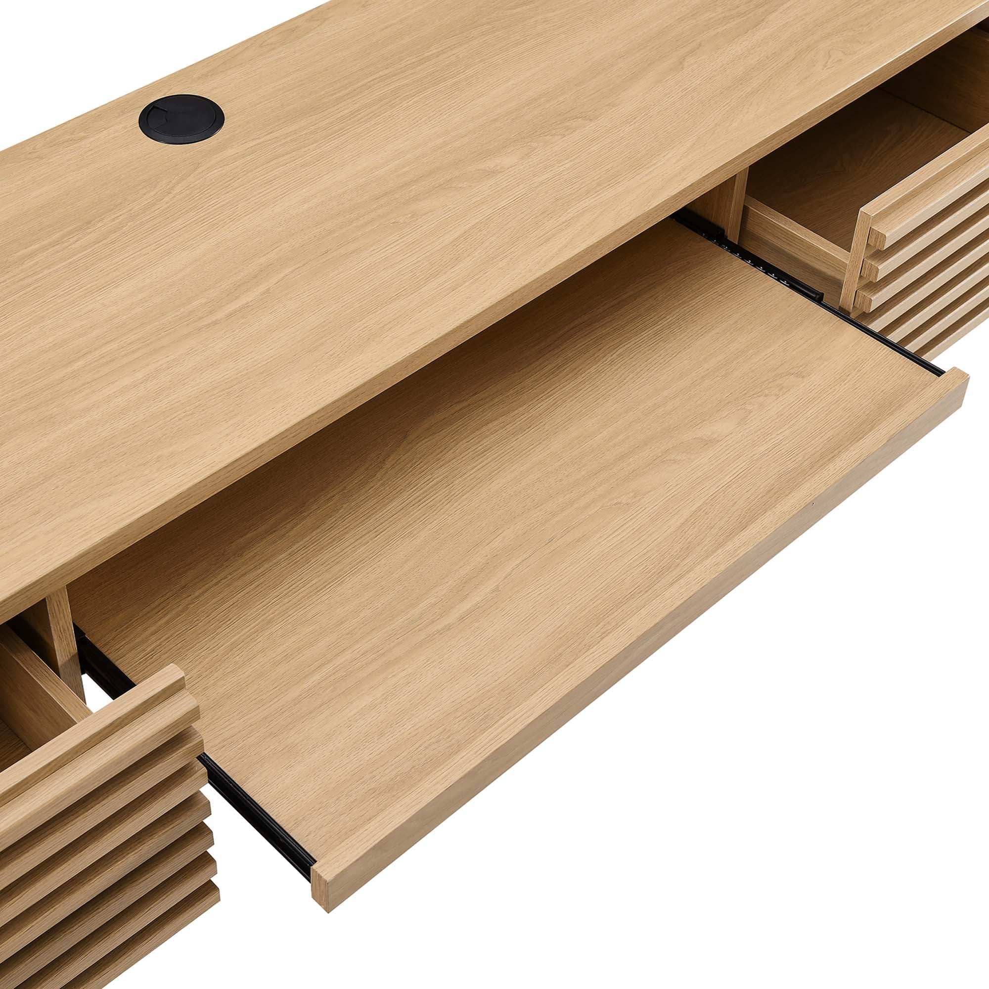 Render Wall Mount Wood Office Desk by Modway - Best Buy Furniture