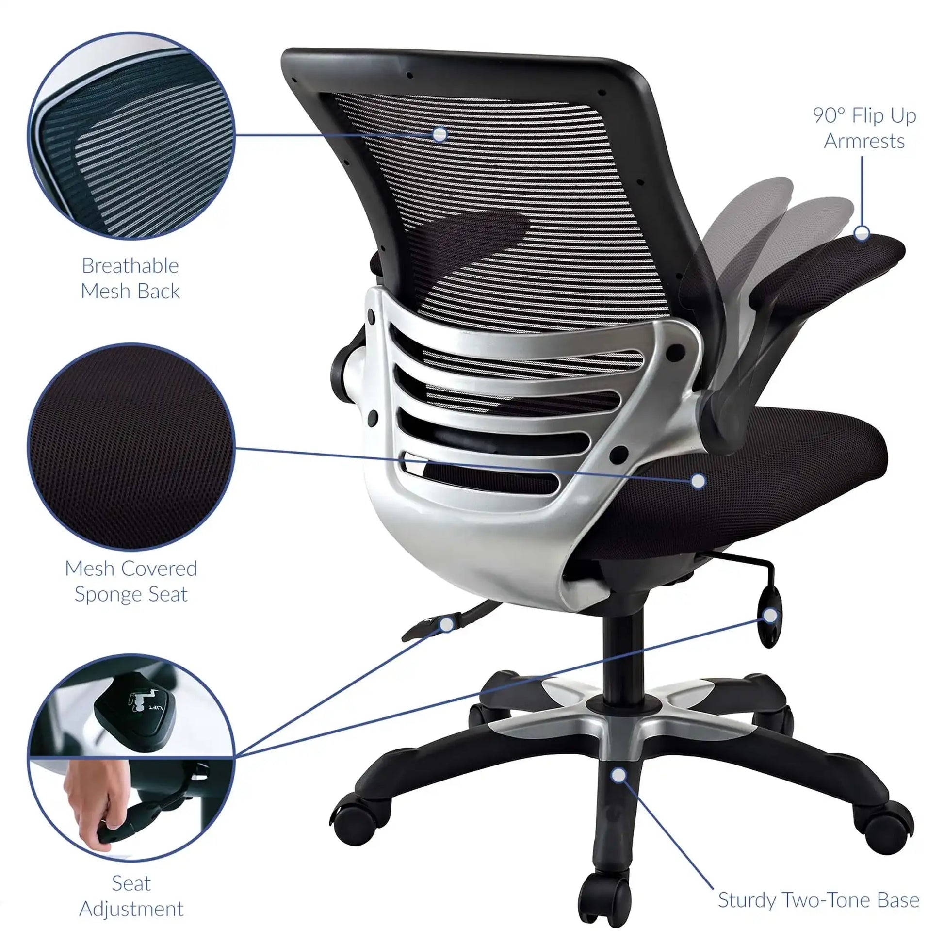Edge Mesh Office Chair by Modway - Best Buy Furniture
