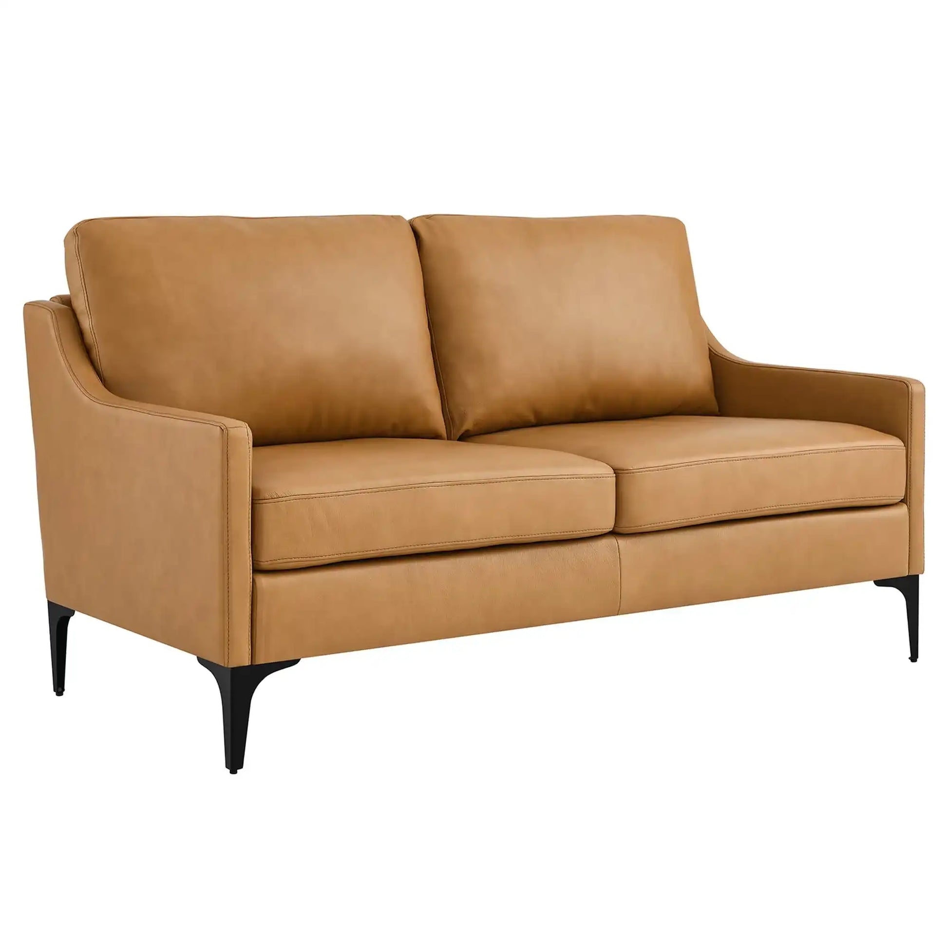 Corland Leather Loveseat by Modway - Best Buy Furniture