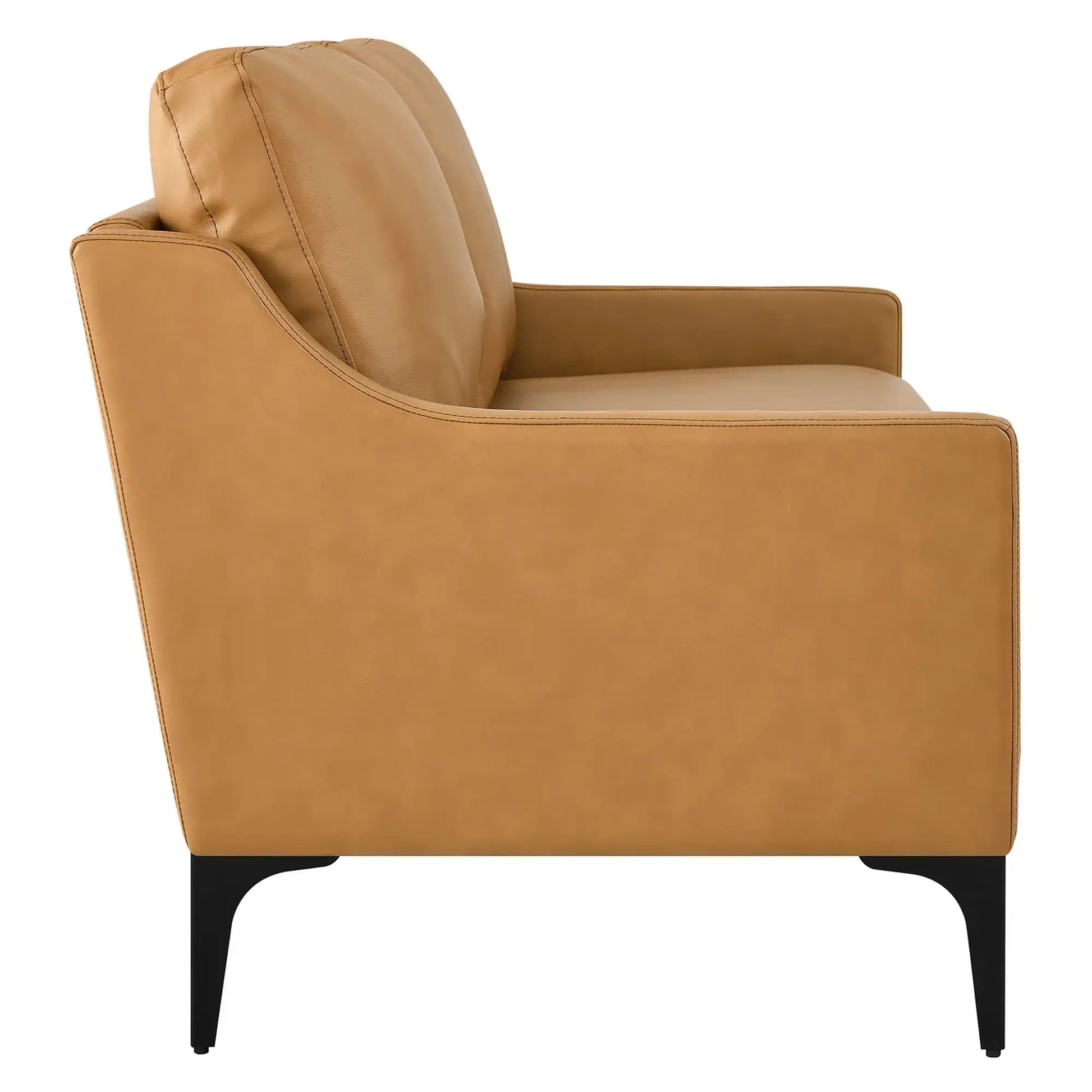 Corland Leather Loveseat by Modway - Best Buy Furniture
