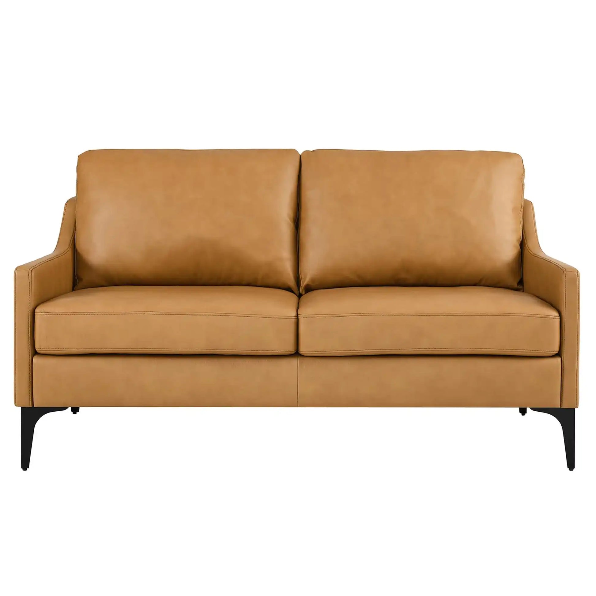 Corland Leather Loveseat by Modway - Best Buy Furniture