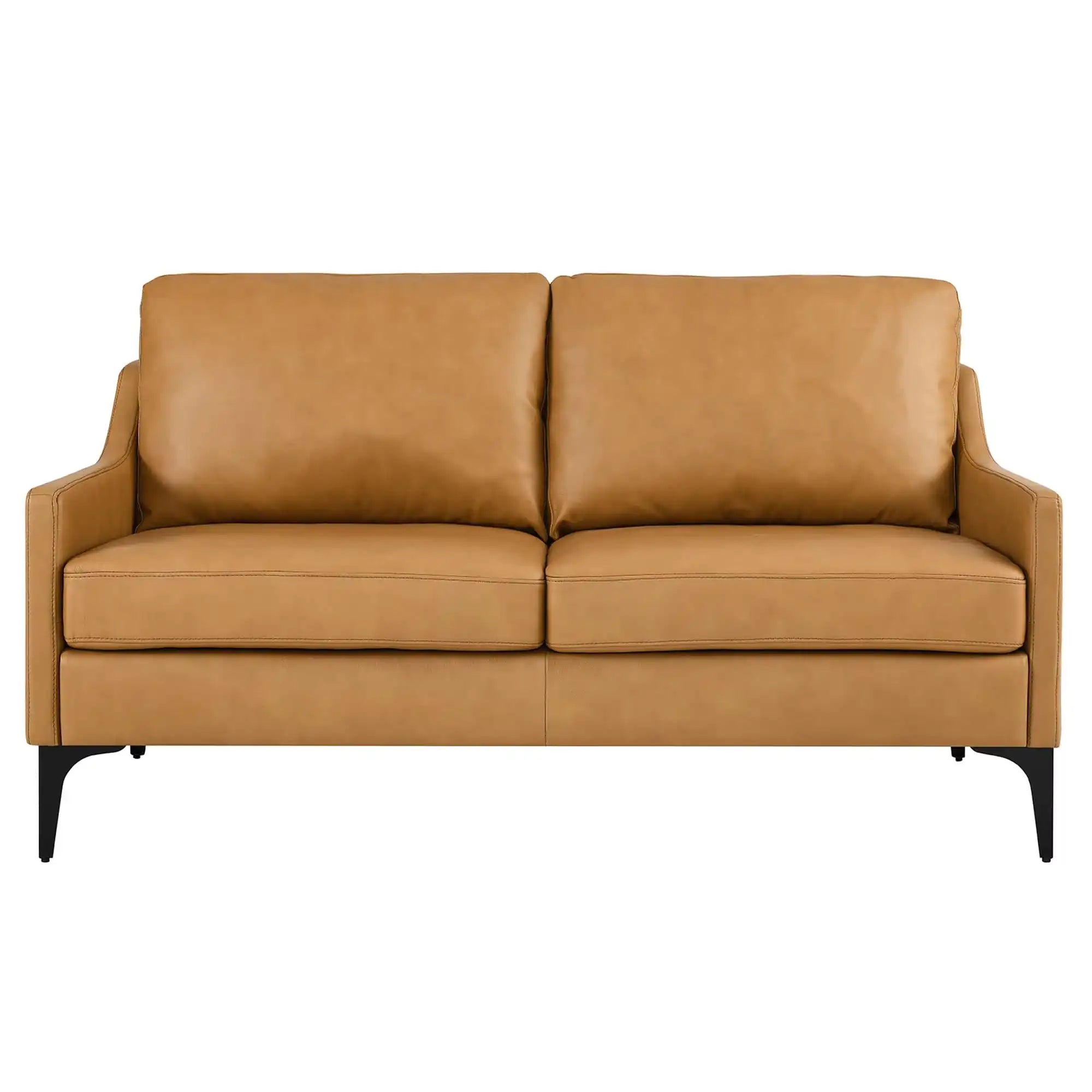 Corland Leather Loveseat by Modway - Best Buy Furniture